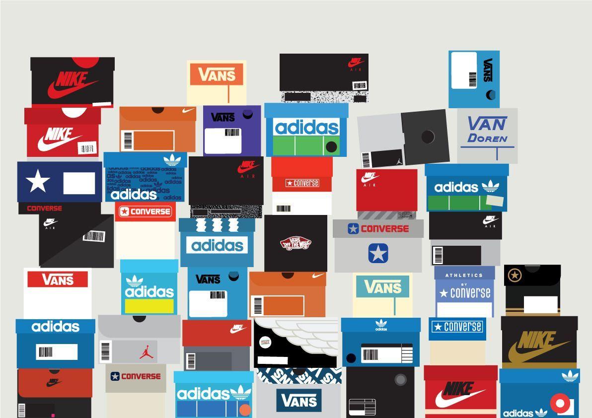 adidas shoe box wallpaper