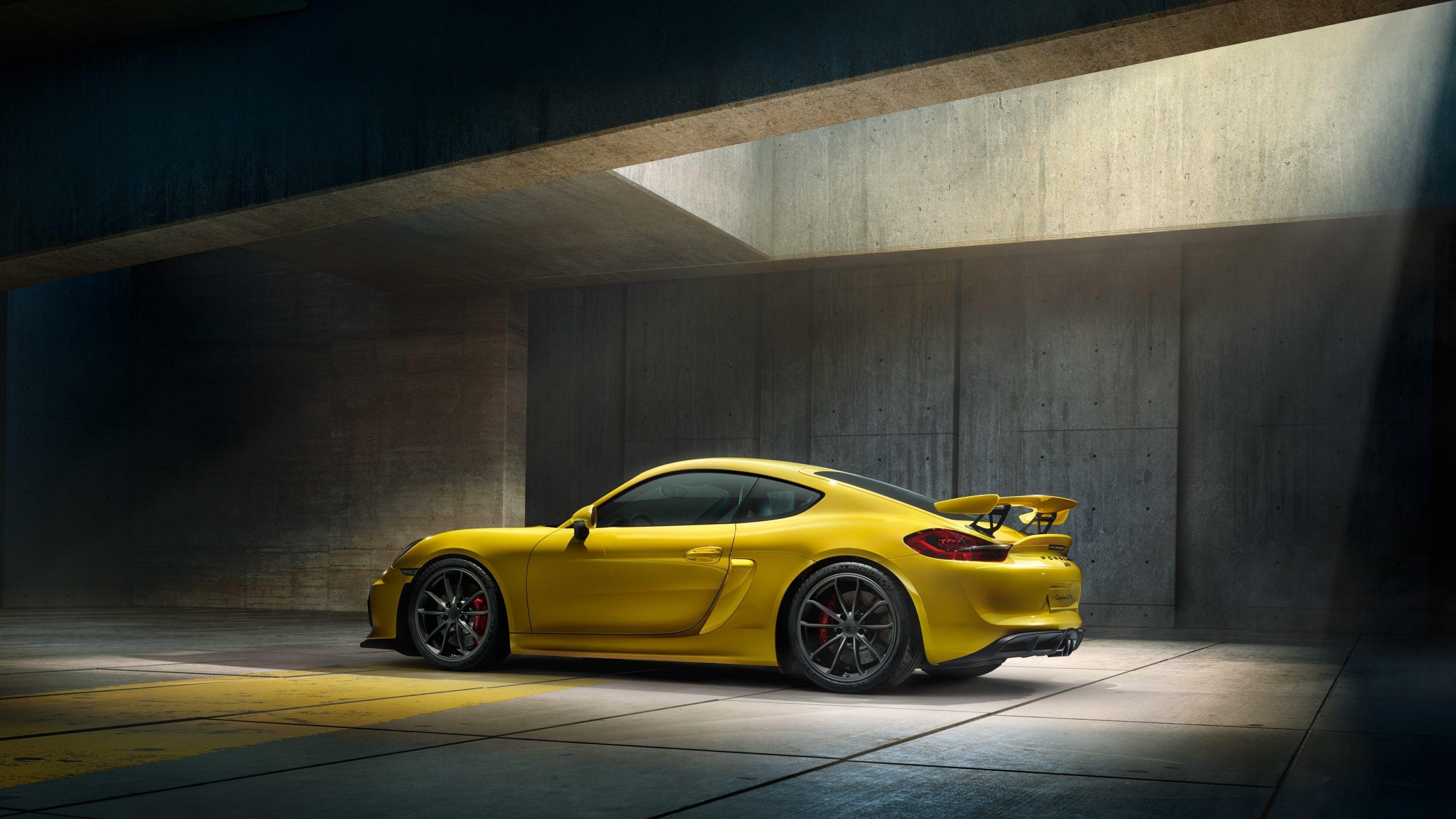 3840x2160 porsche gt4 yellow car 4k ultra HD wallpaper High quality walls