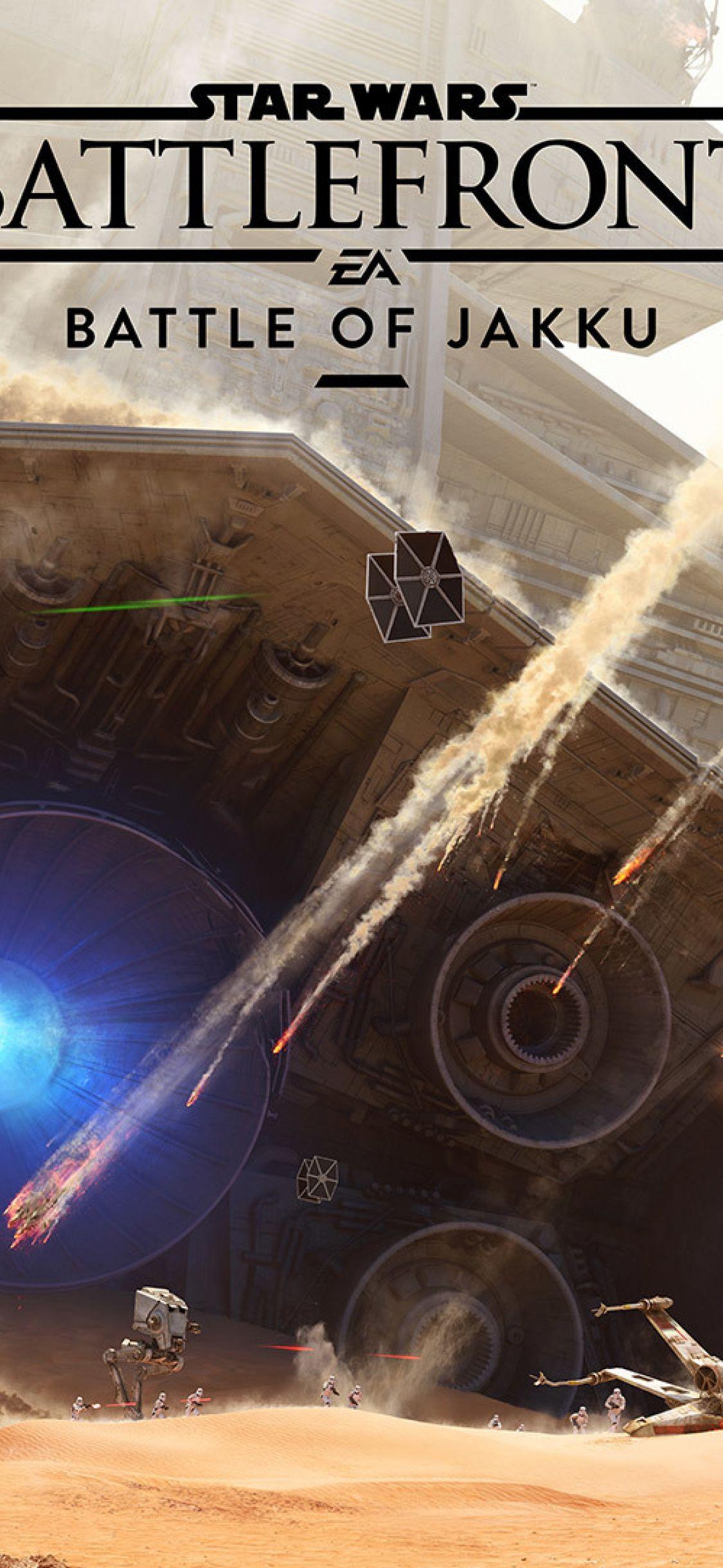 1125x2436 star wars, battlefront, battle of jakku iPhone XS, iPhone