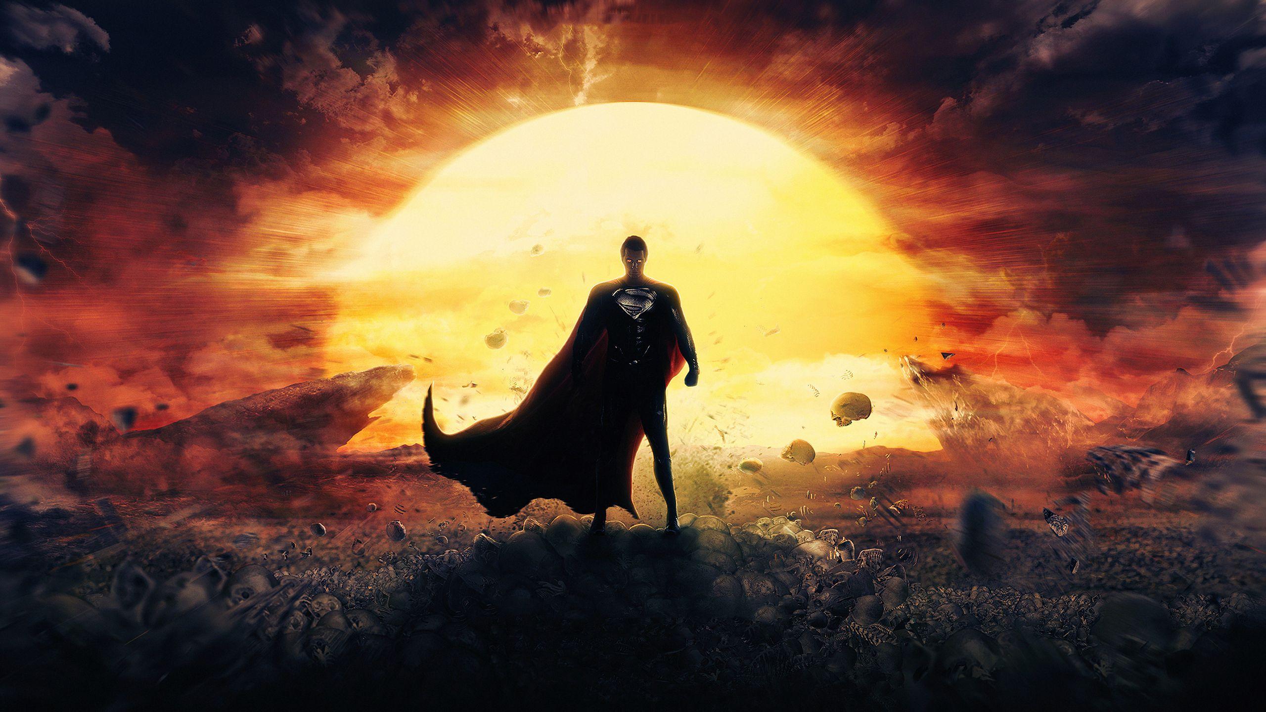 2560x1440 4K Man Of Steel Superman 1440P Resolution Wallpaper, HD