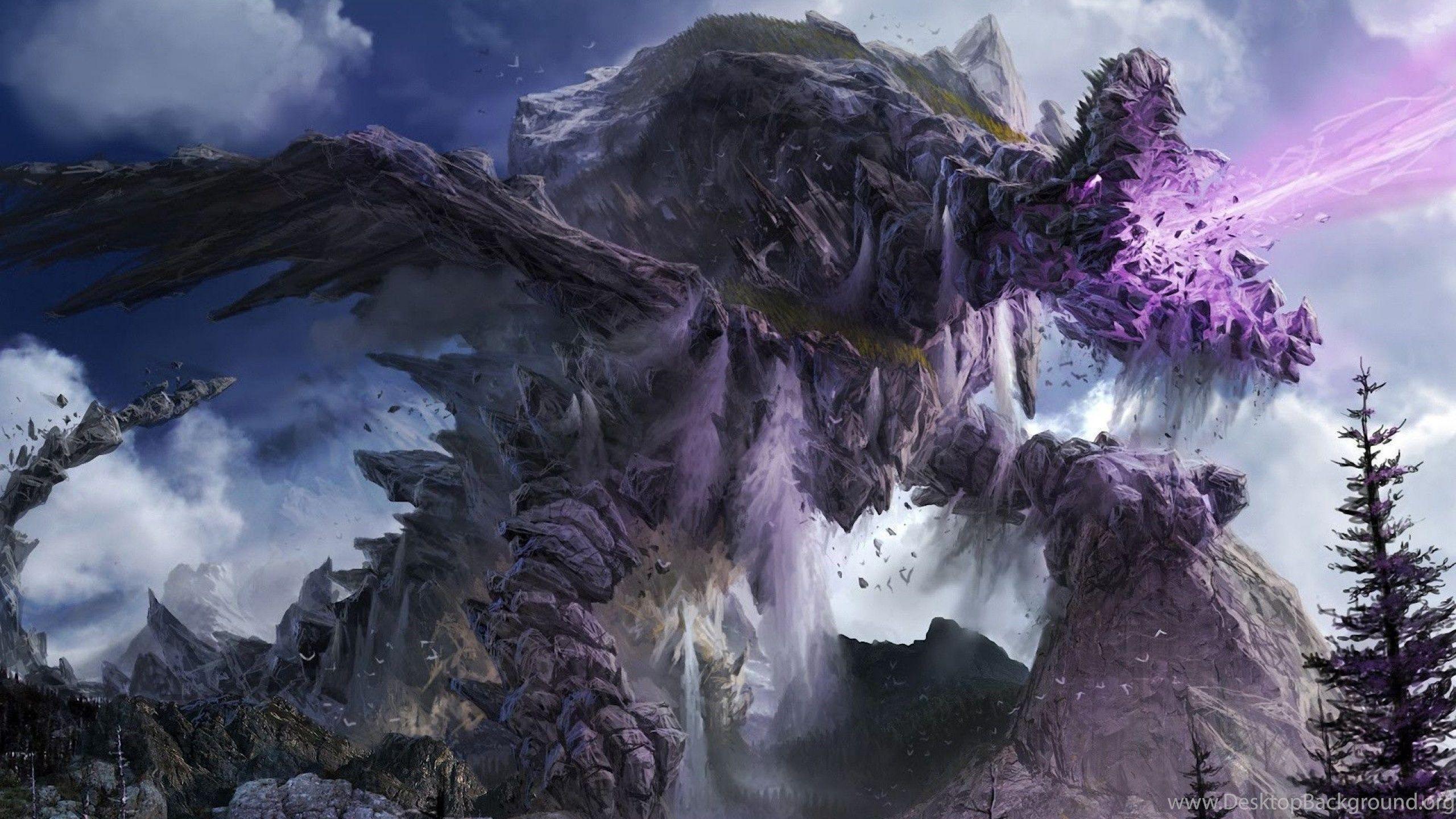 2560x1440 Dragon Fantasy Artwork Art Dragons Wallpaper Desktop Background
