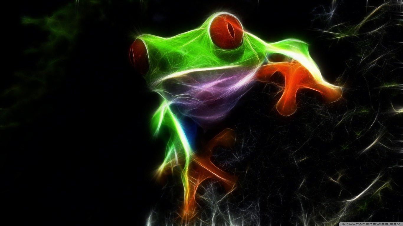 1366x768 Red Eyed Tree Frog wallpaper 1366x768 (laptop) desktop background