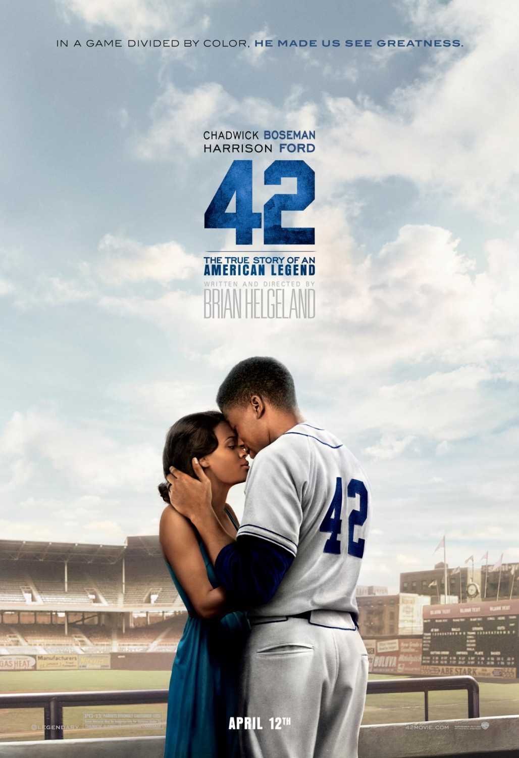 1028x1500 Jackie Robinson. Harrison Ford. Randy's Film Commentary and Reviews