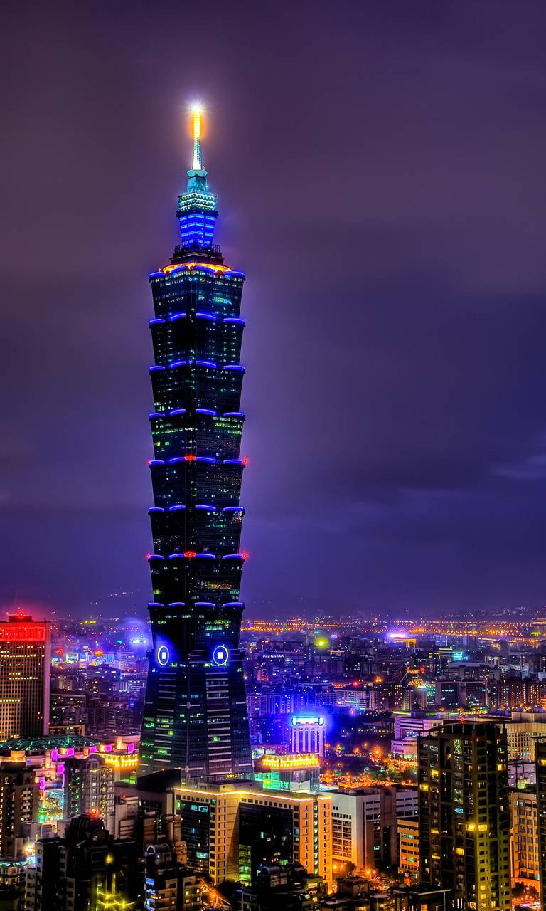 768x1280 Taipei 101 wallpaper