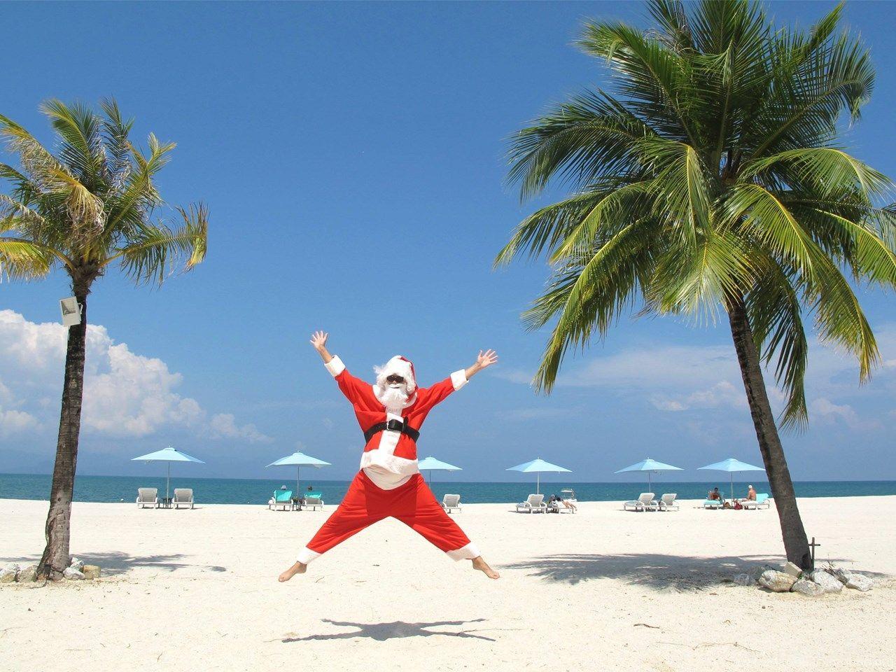 1280x960 Tropical Christmas Wallpaper Desktop Background