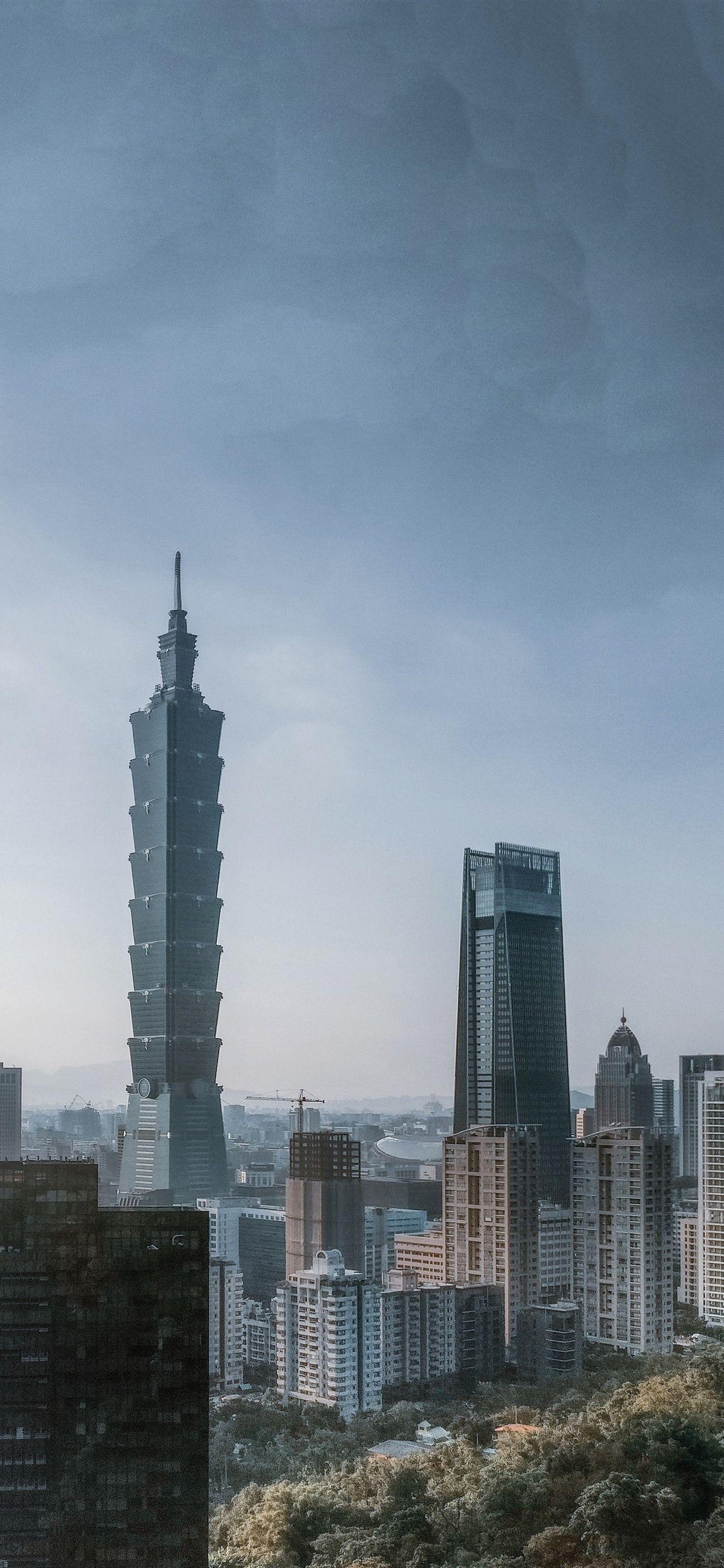 1242x2688 Taipei Taiwan, Skyscrapers, City 1242x2688 IPhone 11 Pro XS