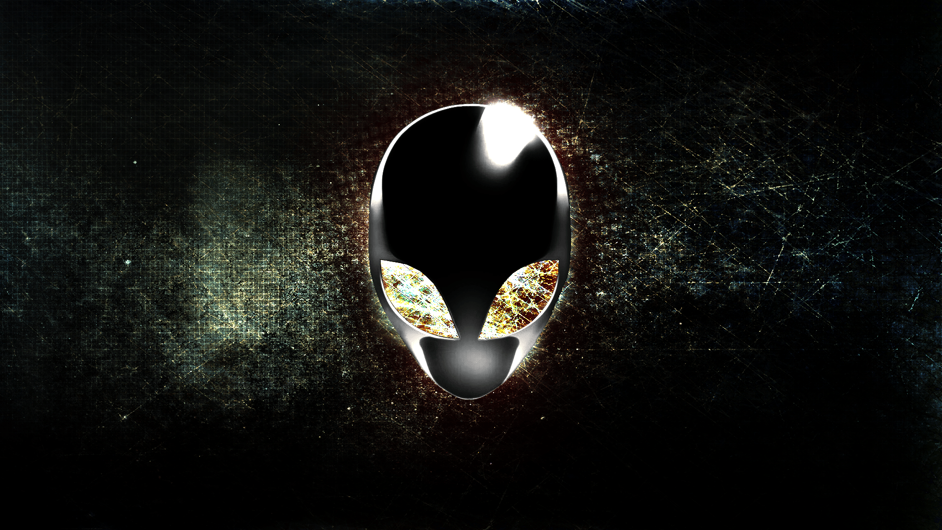 1920x1080 Black Alienware Wallpaper