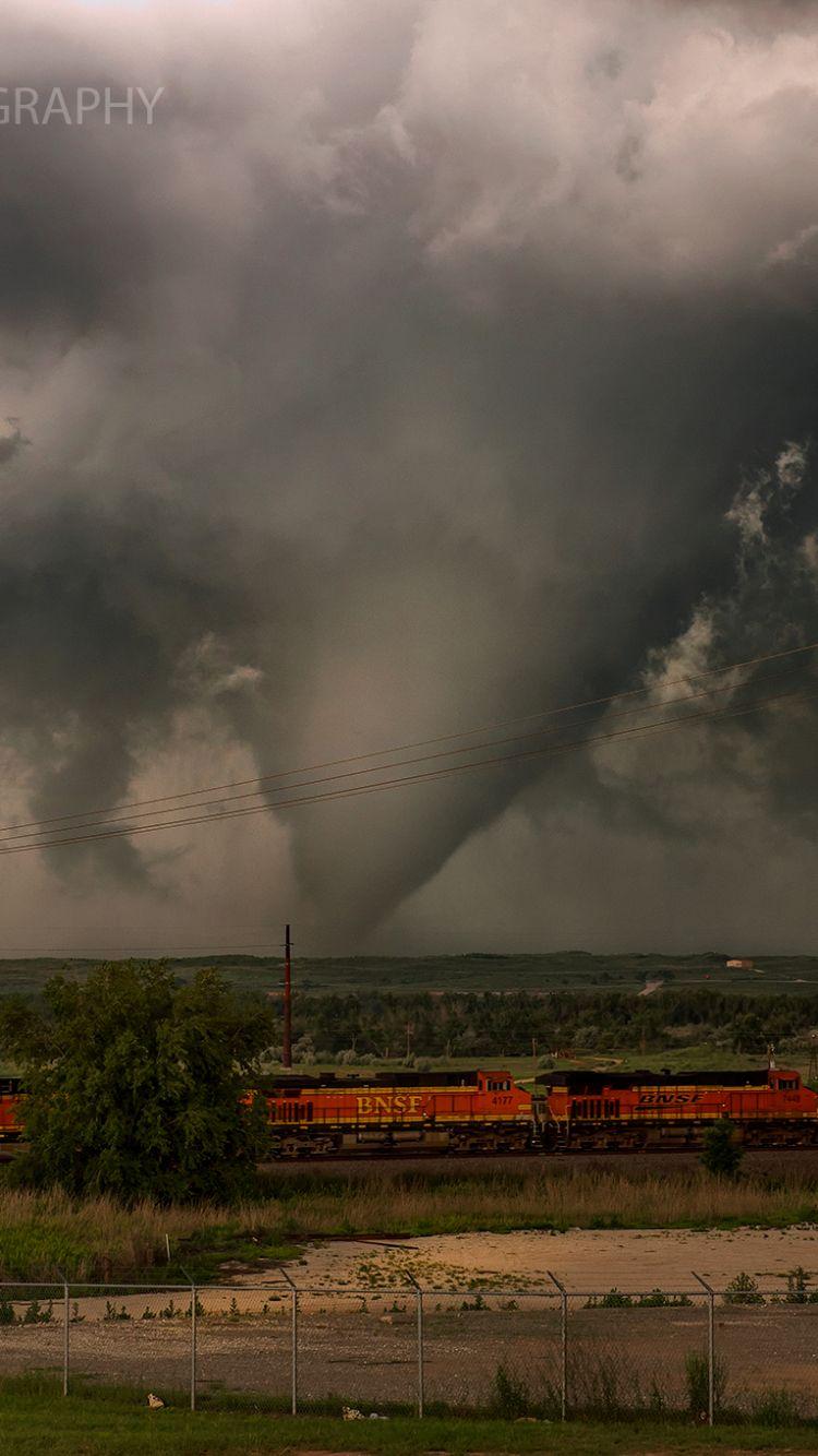 750x1334 Earth Tornado (750x1334) Wallpaper