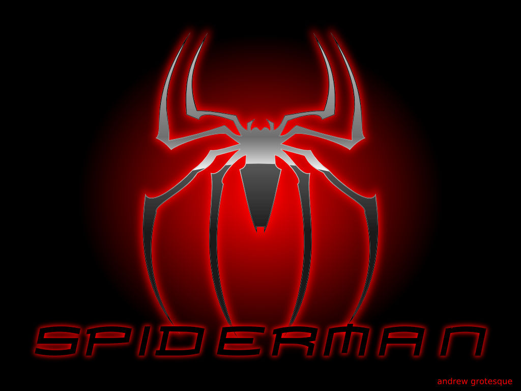 1024x768 HD Spiderman Logo Wallpaper
