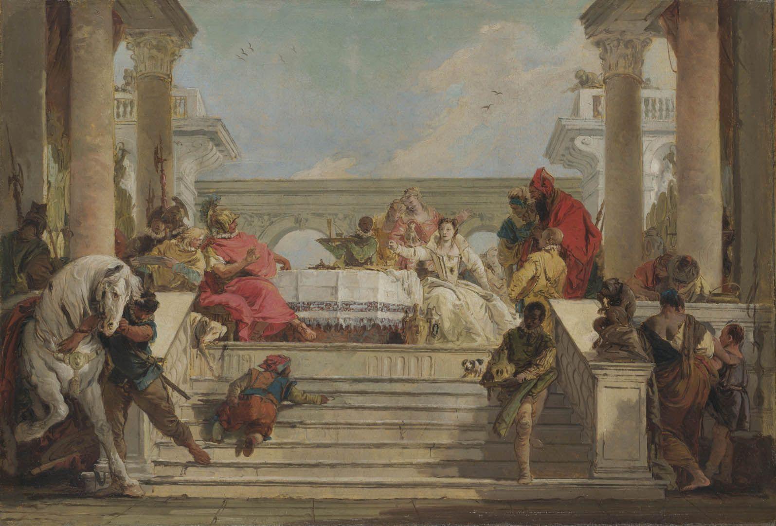 1595x1080 A italian baroque giovanni battista tiepolo art wallpaper
