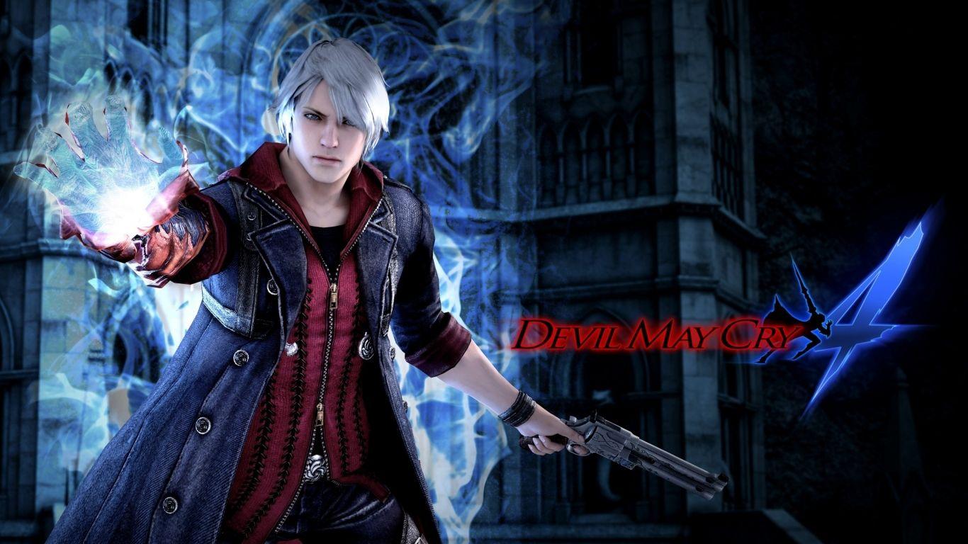 1366x768 Free download Devil May Cry 4 Nero Wallpaper [1366x768]