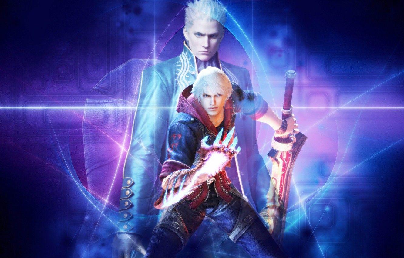 1332x850 Wallpaper hand, the demon, demon, sword, game, DMC, Nero, Nero