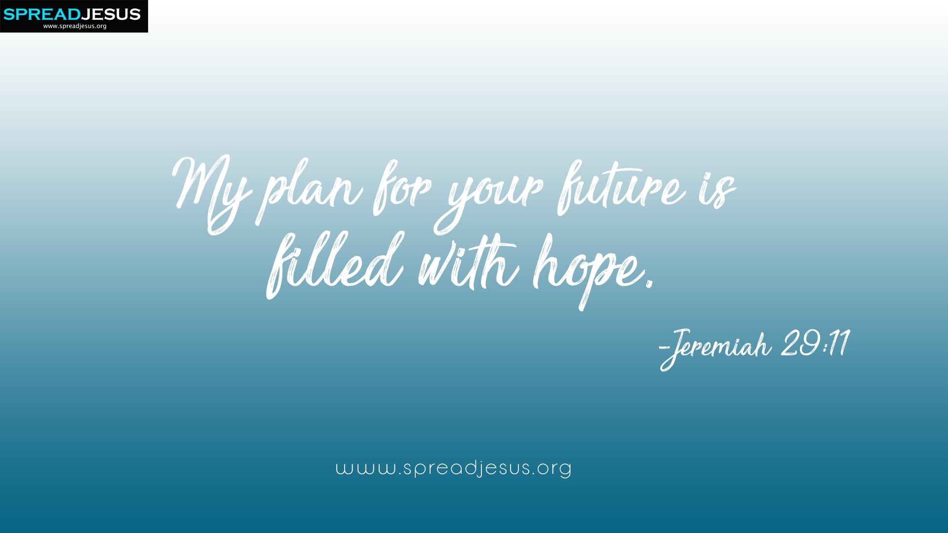 1920x1080 Bible Quotes HD Wallpaper Jeremiah 29:11 Free Download