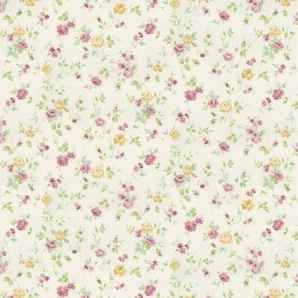 1024x1024 Pink Floral Vintage Wallpaper