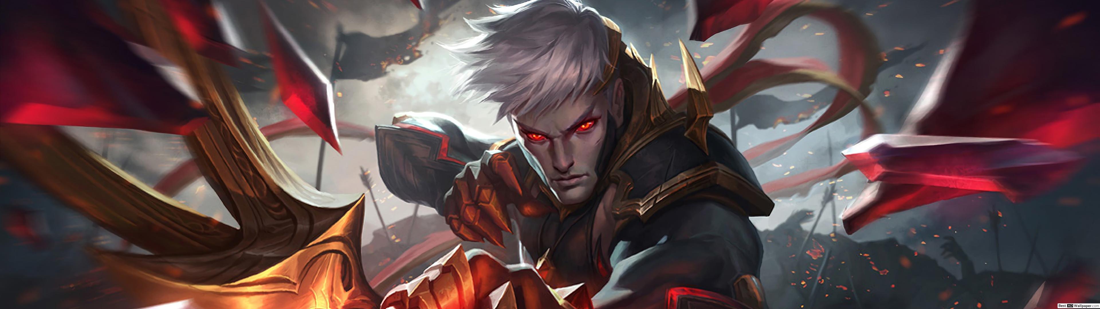 3840x1080 League of Legends (LOL) : Conqueror Varus HD wallpaper download