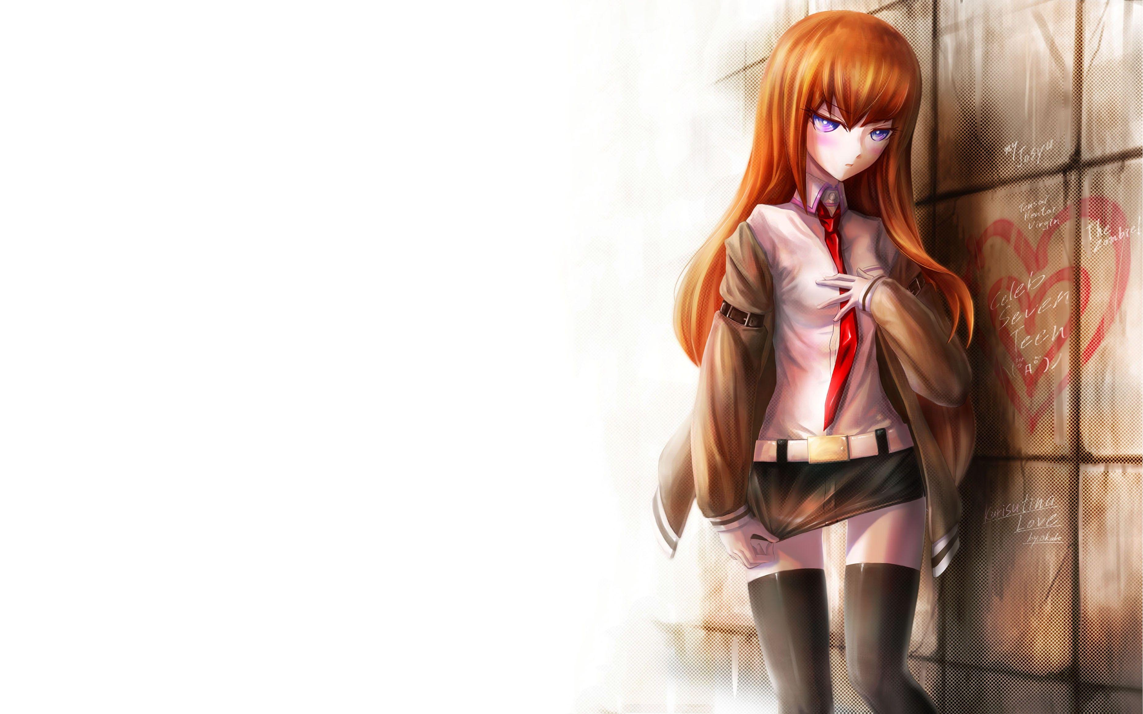 3723x2327 Kurisu Makise Steins Gate, HD Anime, 4k Wallpaper, Image