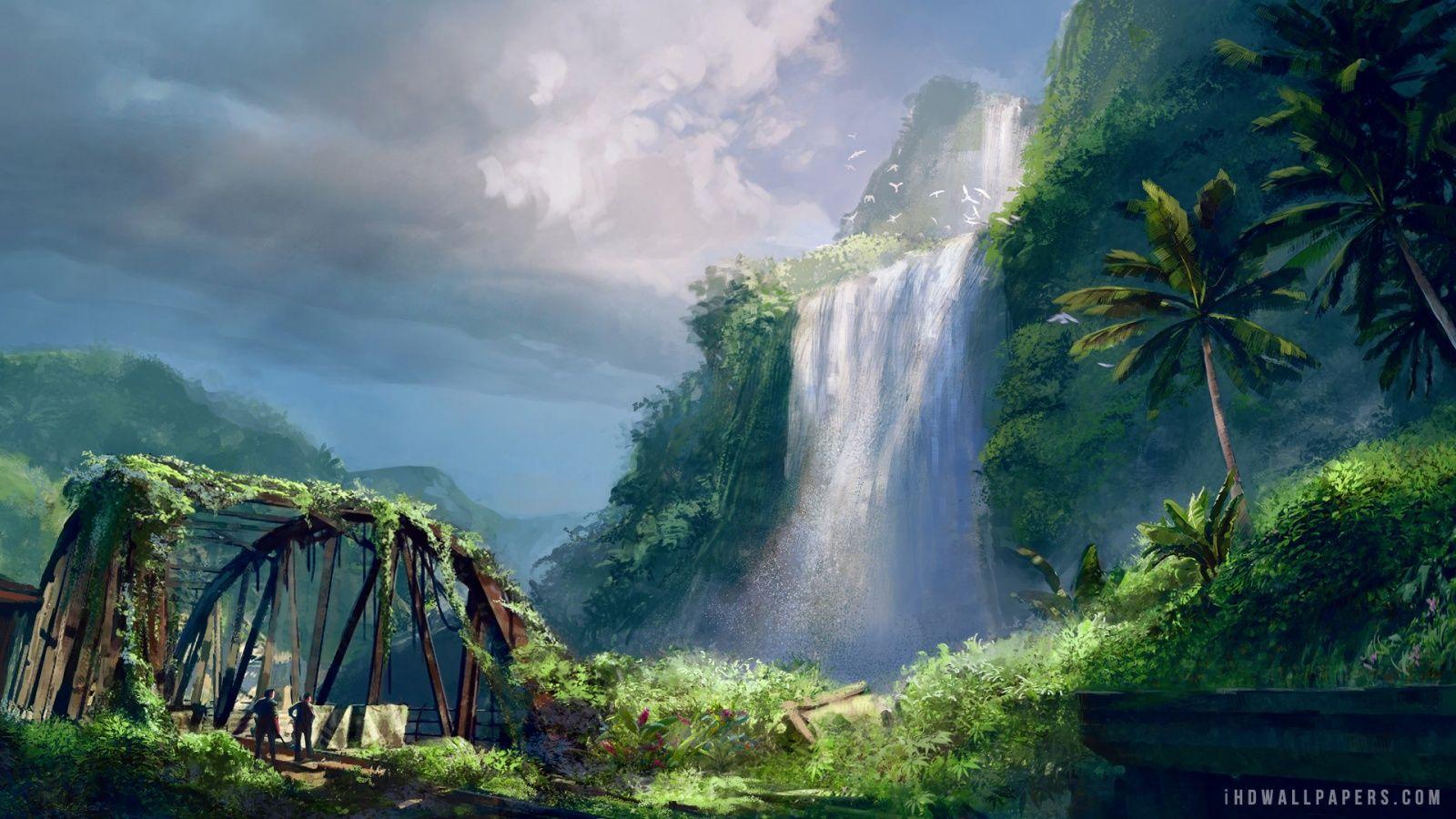 1600x900 Free download Far Cry 3 Waterfalls HD Wallpaper iHD Wallpaper