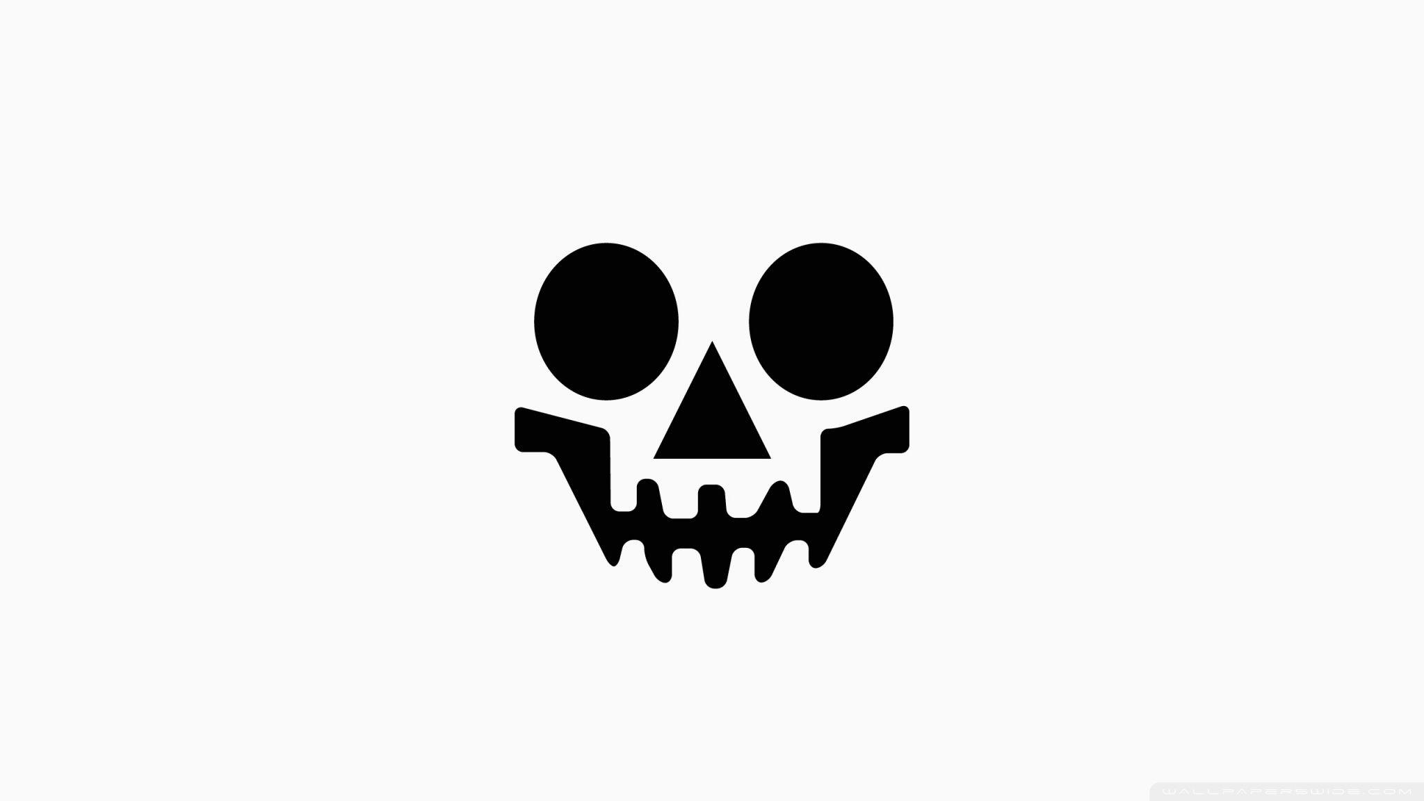 2048x1152 Happy Skull Ultra HD Desktop Background Wallpaper for 4K UHD TV