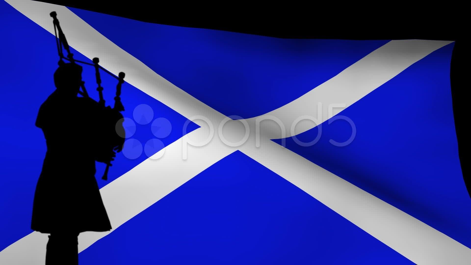 1920x1080 Scottish Flag