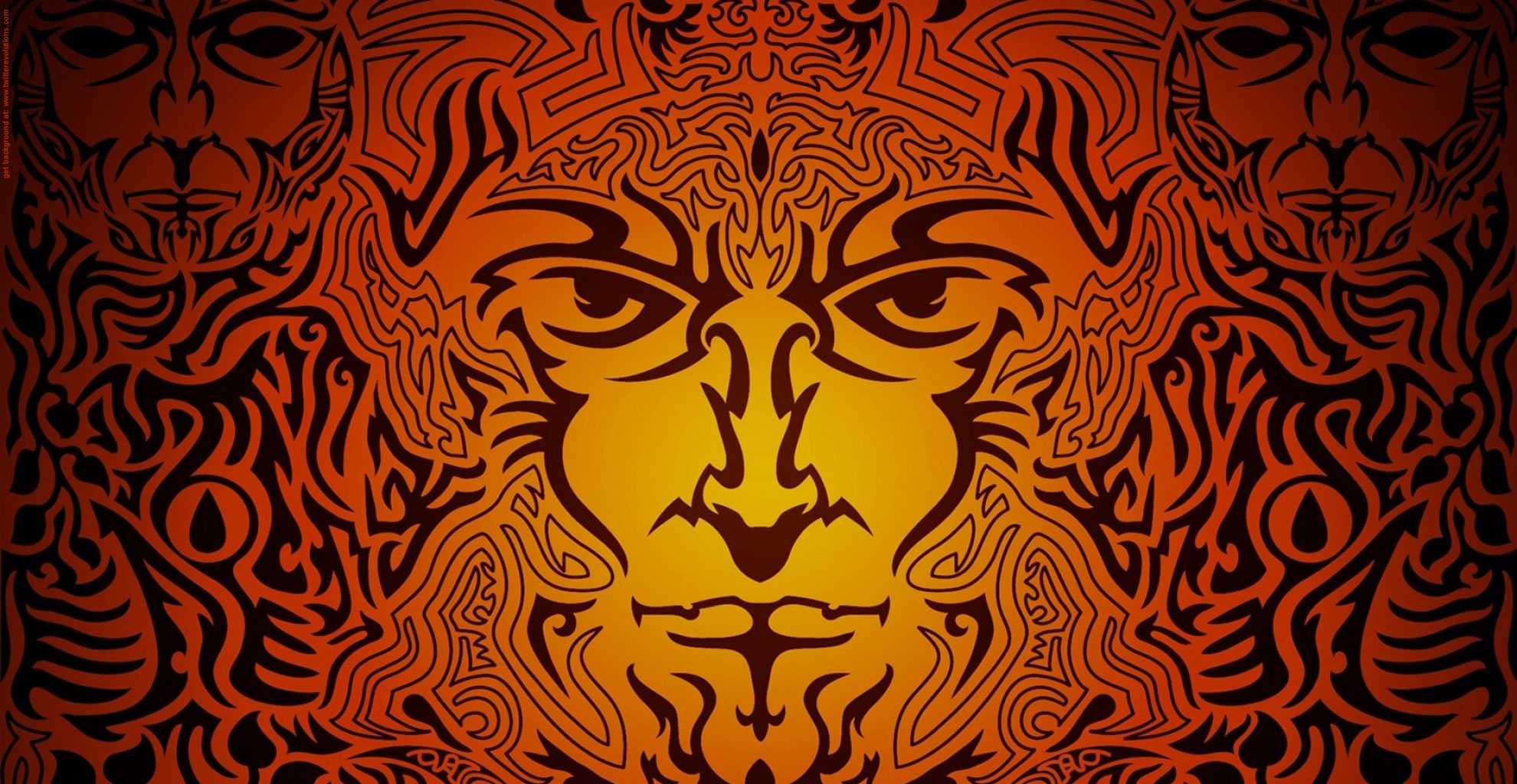 1980x1024 Cool Tribal Wallpaper