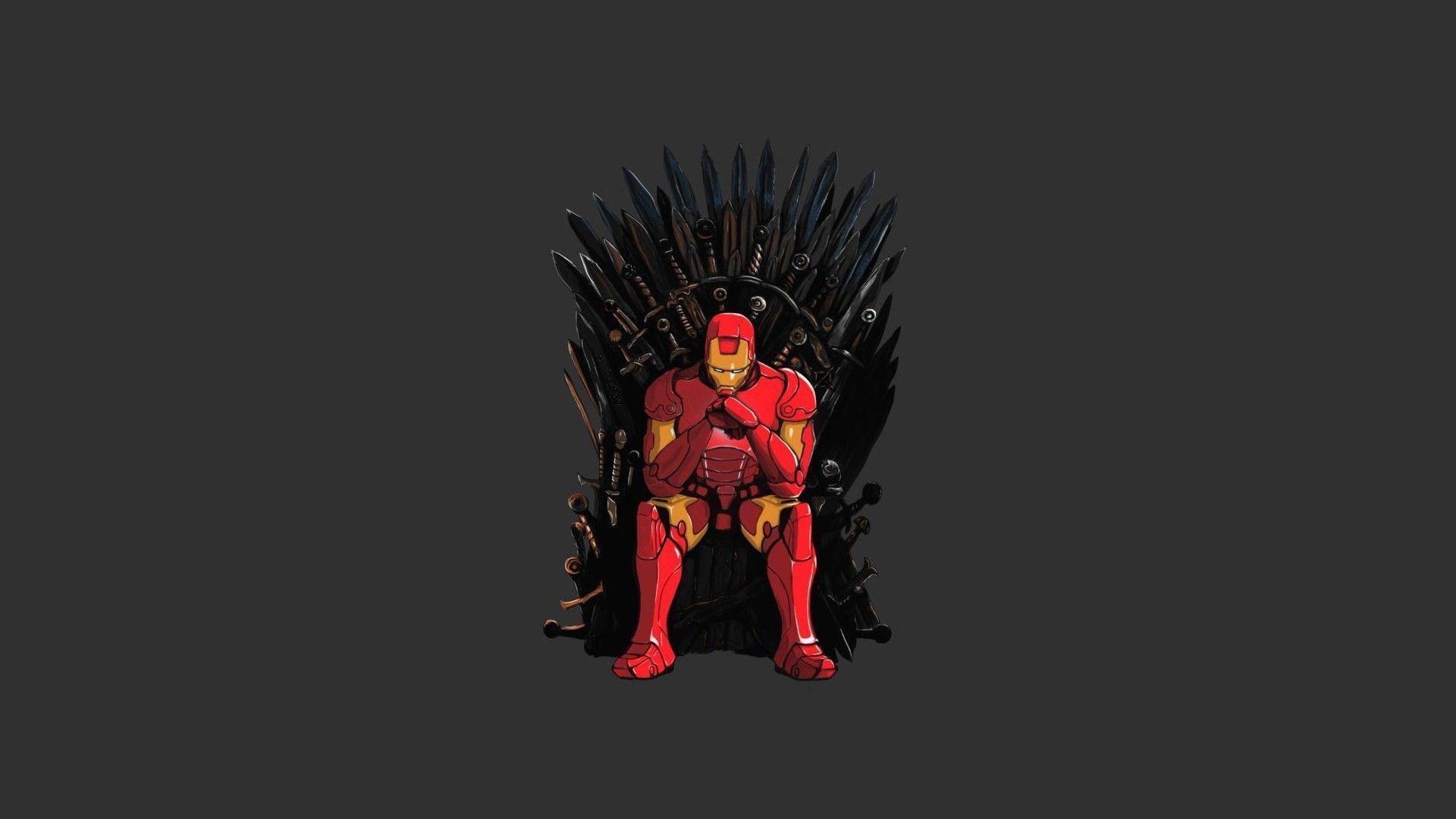 1920x1080 Download 1920x1080 Game of Thrones Iron Man crossover wallpaper