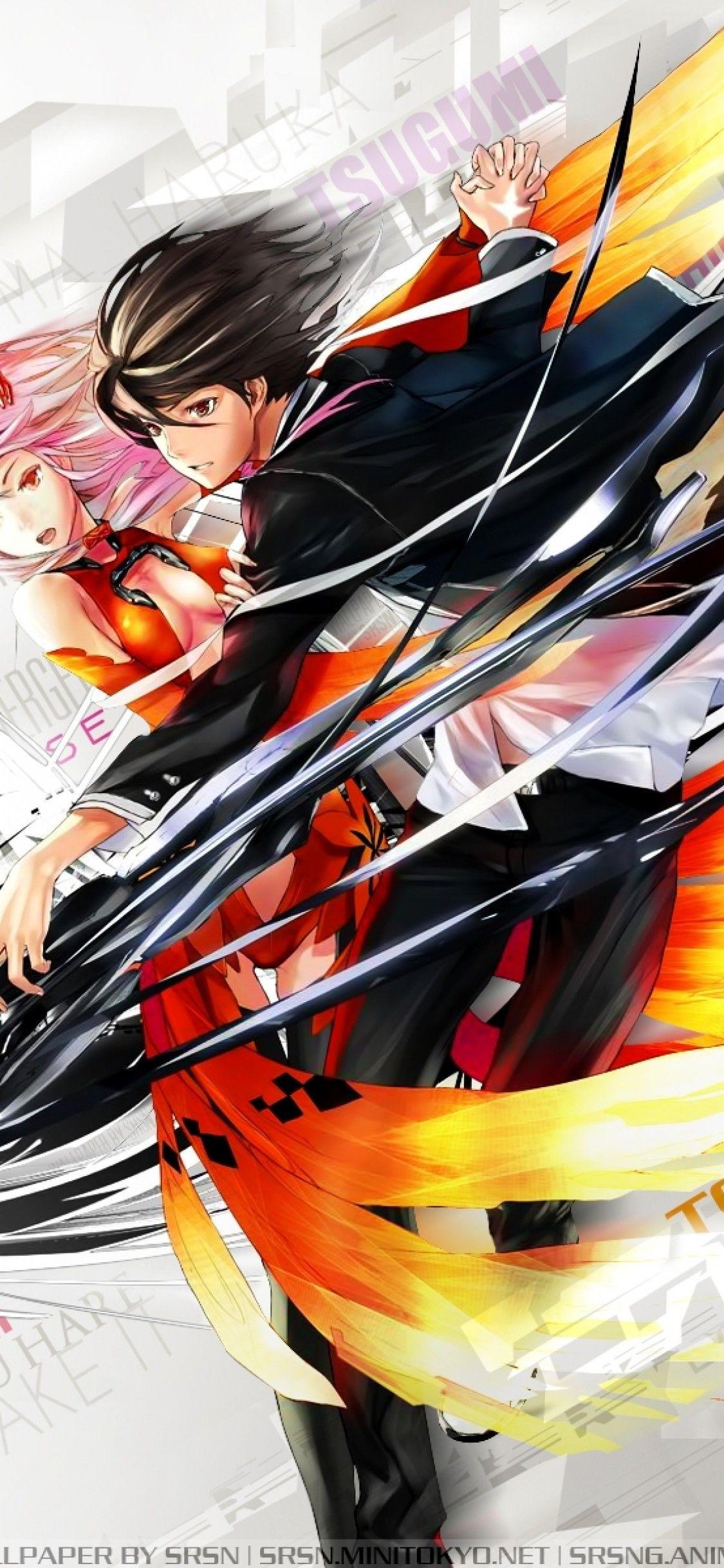 1125x2436 Download 1125x2436 Guilty Crown, Shu Ouma, Inori Yuzuriha