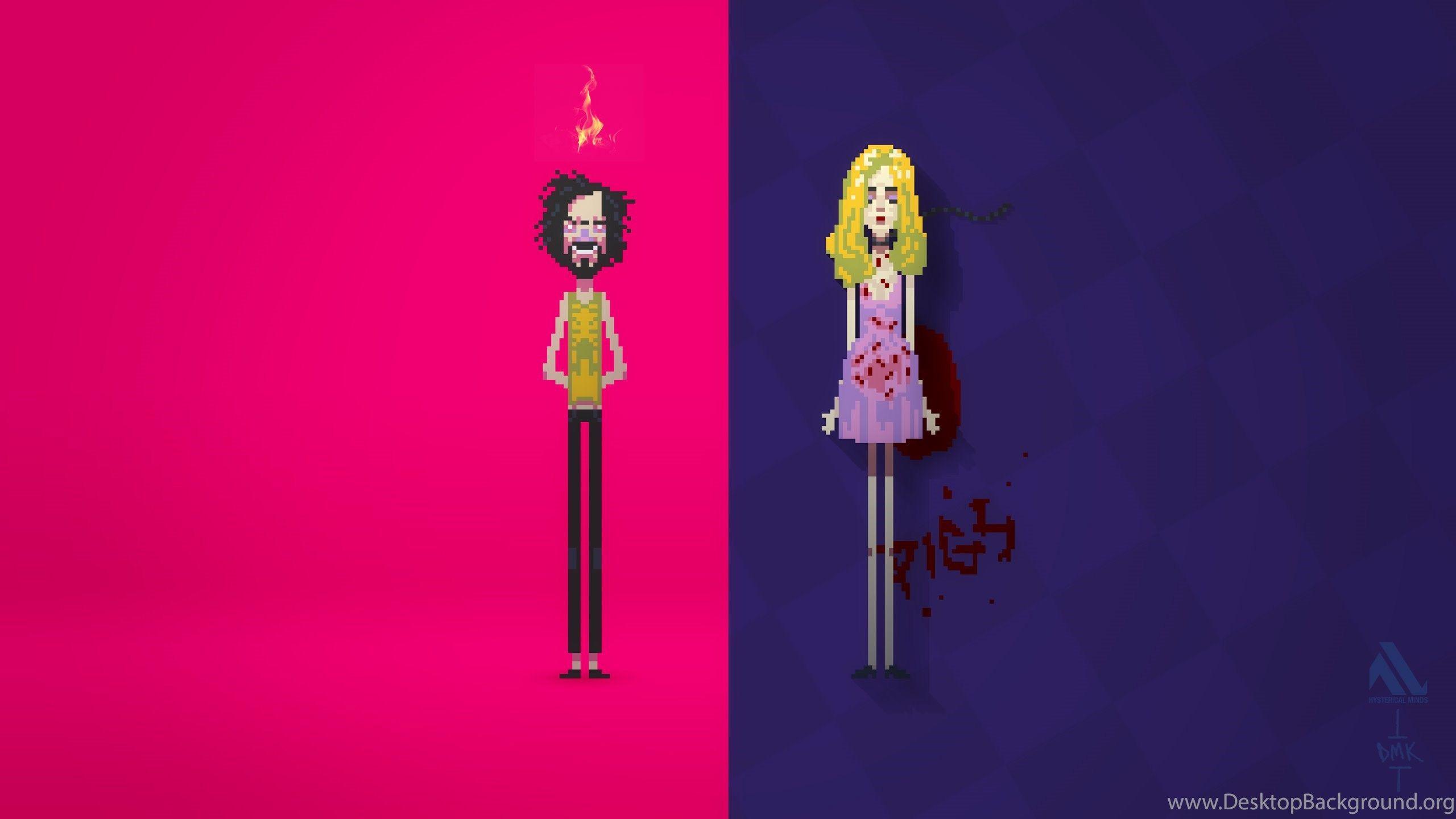 2560x1440 Halloween Love: Charles Manson And Sharon Tate By Dumaker On
