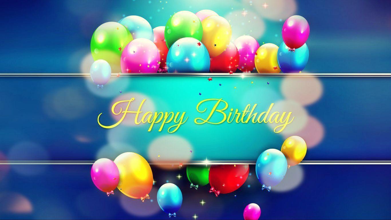 1366x768 Wallpaper Celebration Balloons