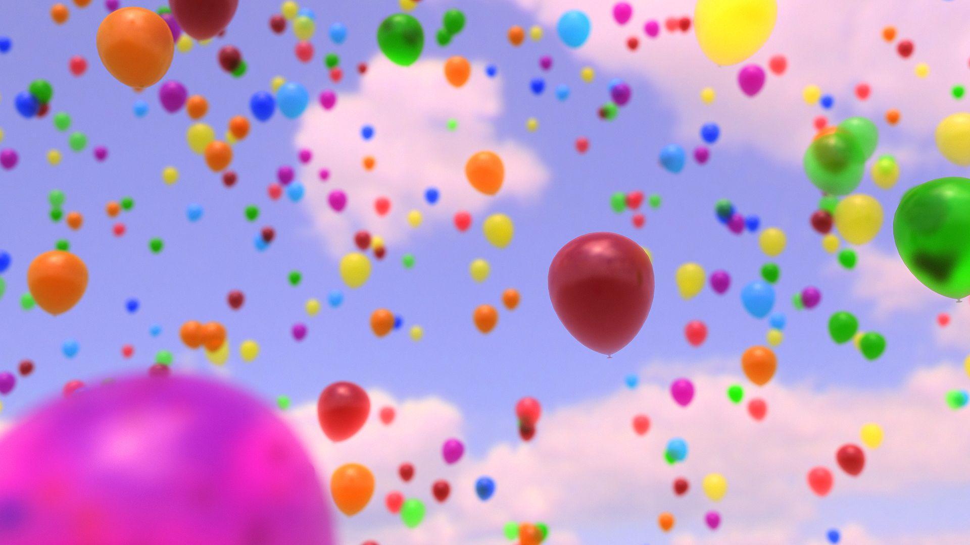 1920x1080 S358U7J Birthday Balloons Wallpaper 1920x1080 px