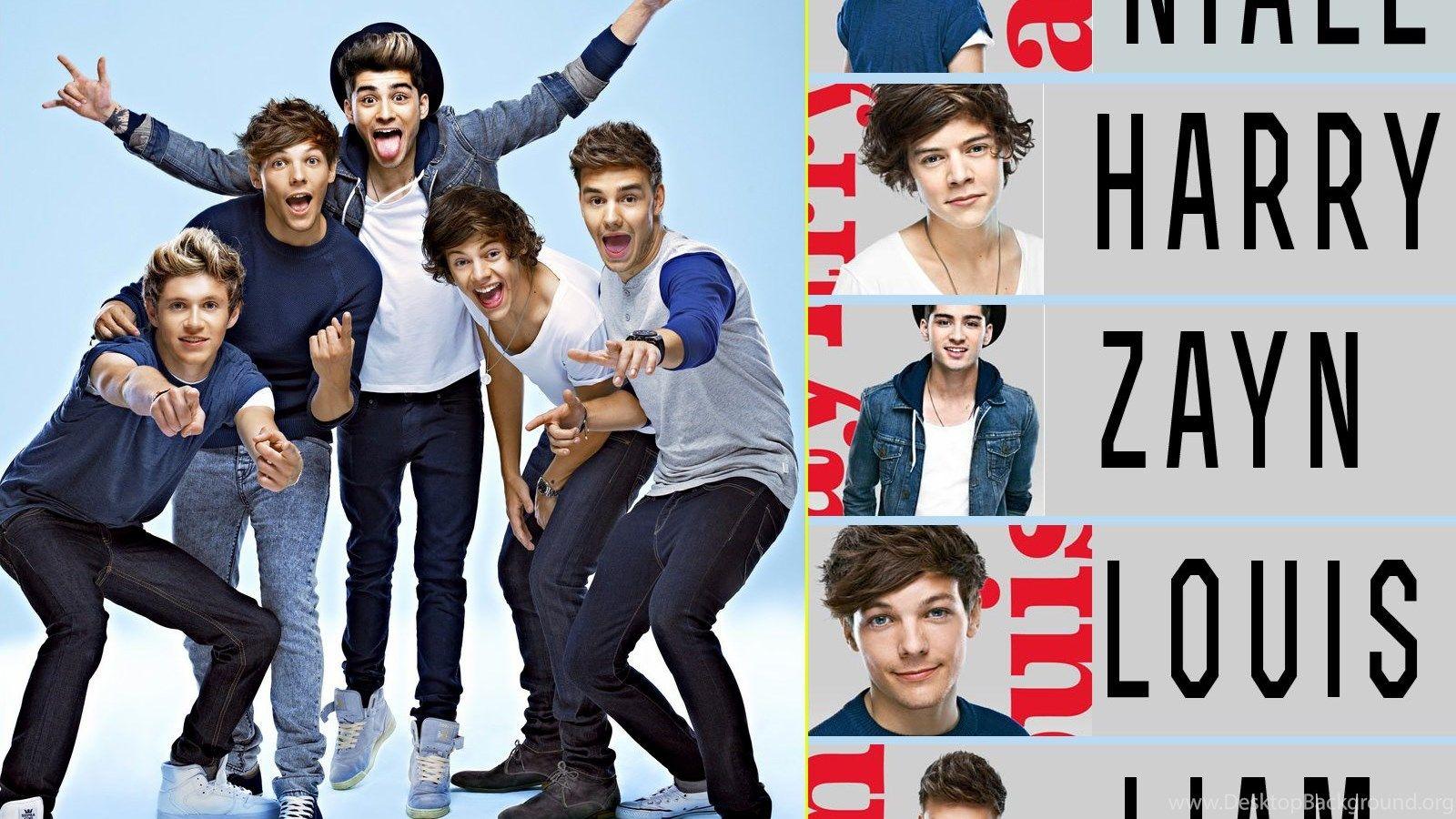 1600x900 One Direction Wallpaper HD Background Download Desktop • IPhones