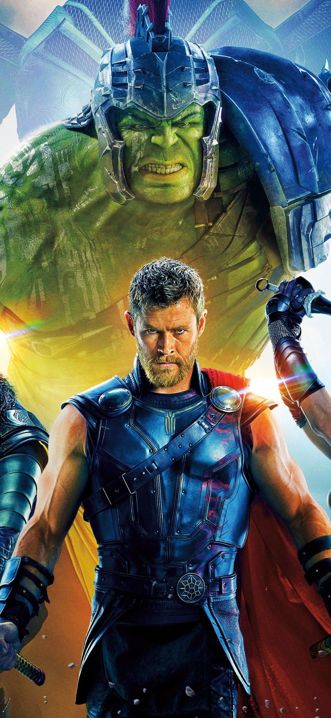 1125x2436 Free download Download 1125x2436 Thor Ragnarok Valkyrie Loki Hulk