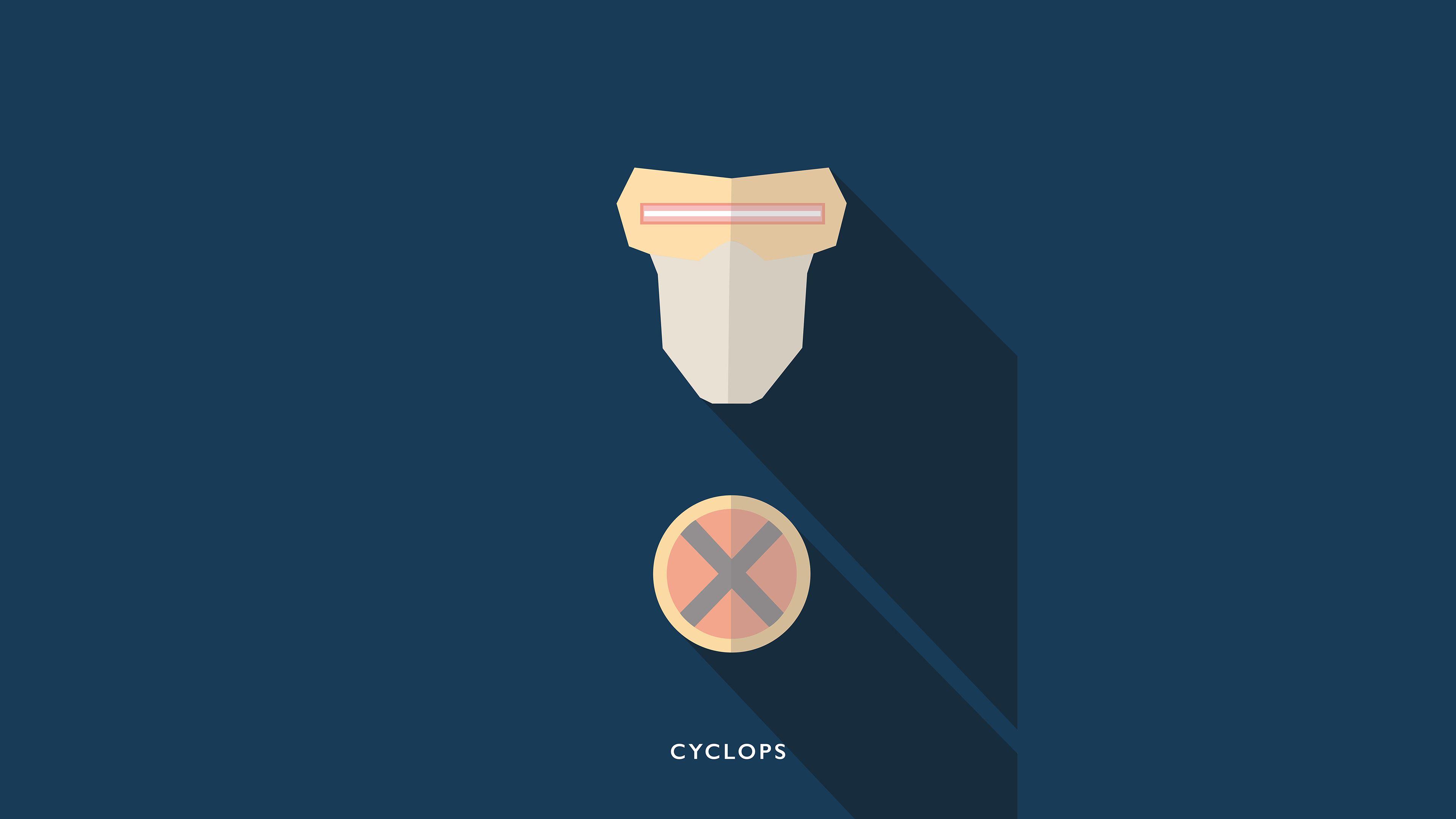 3840x2160 Cyclops Minimalist 4k x men wallpaper, superheroes wallpaper