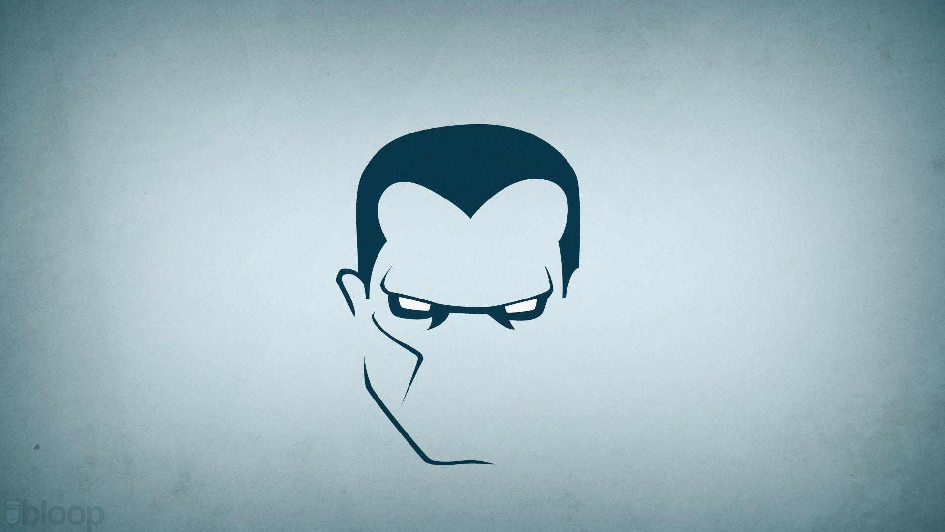 1920x1080 Minimalistic X Men Superheroes Colossus Blue Background Blo0p