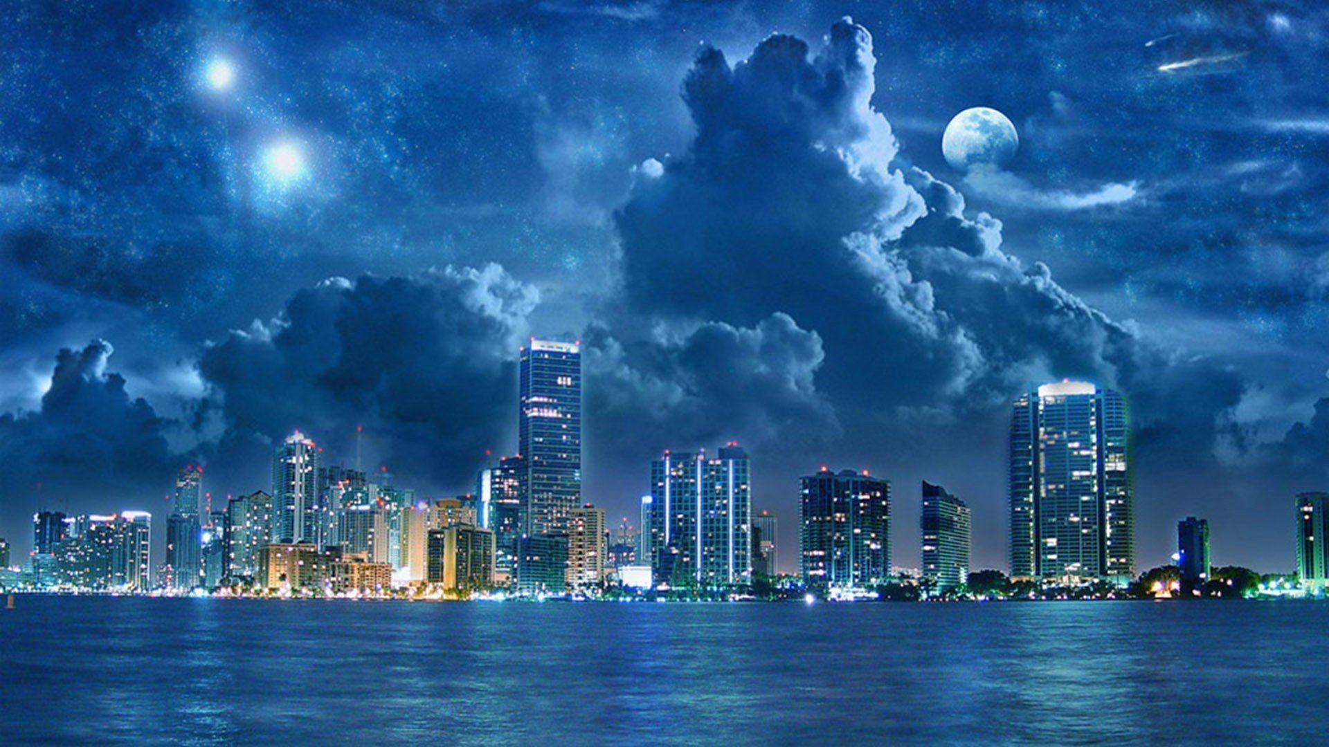 Cloudy City Wallpapers - Top Free Cloudy City Backgrounds - WallpaperAccess