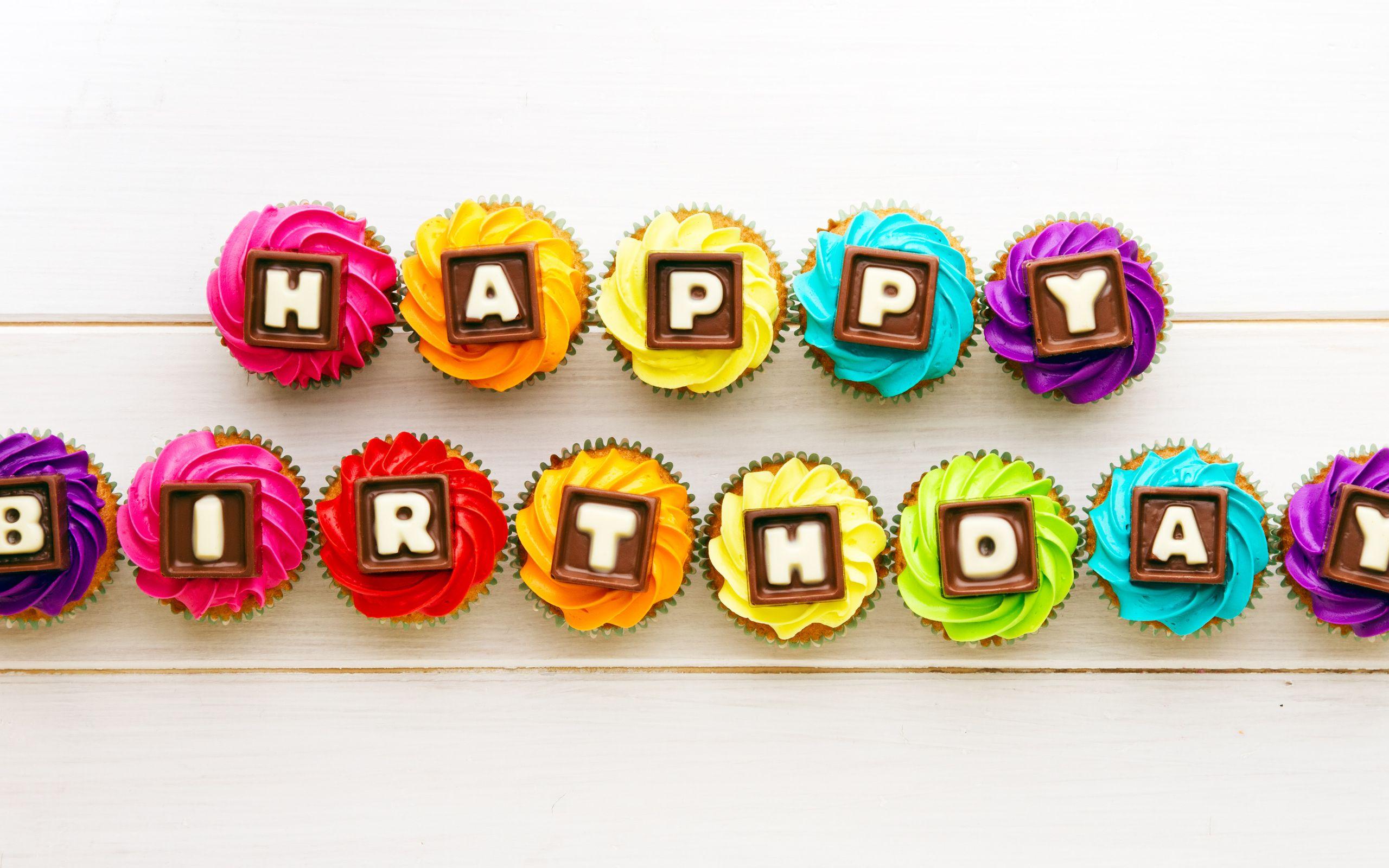 2560x1600 cupcake, happy birthday, happy birthday desktop