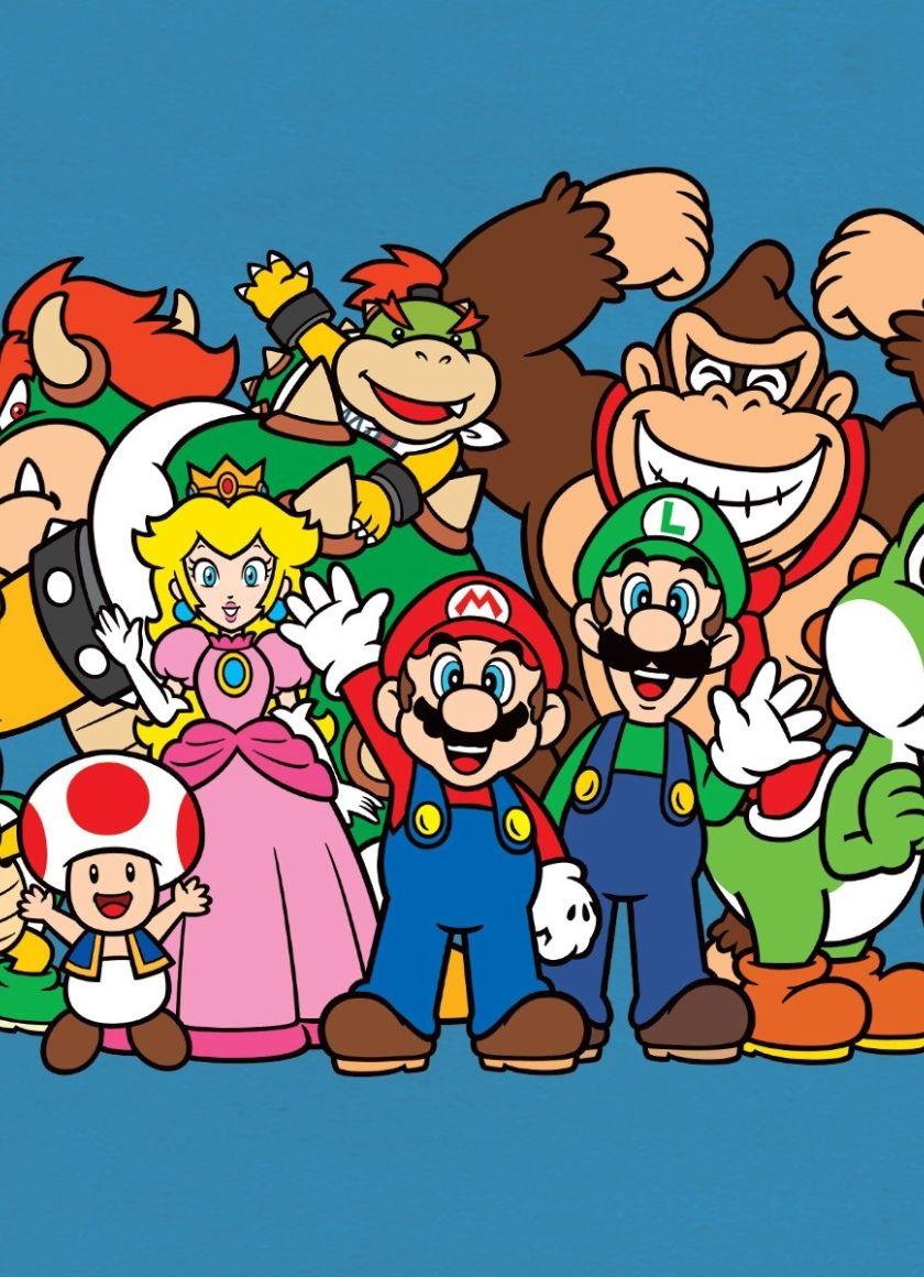 840x1160 mario bros, luigi, yoshi 840x1160 Resolution Wallpaper