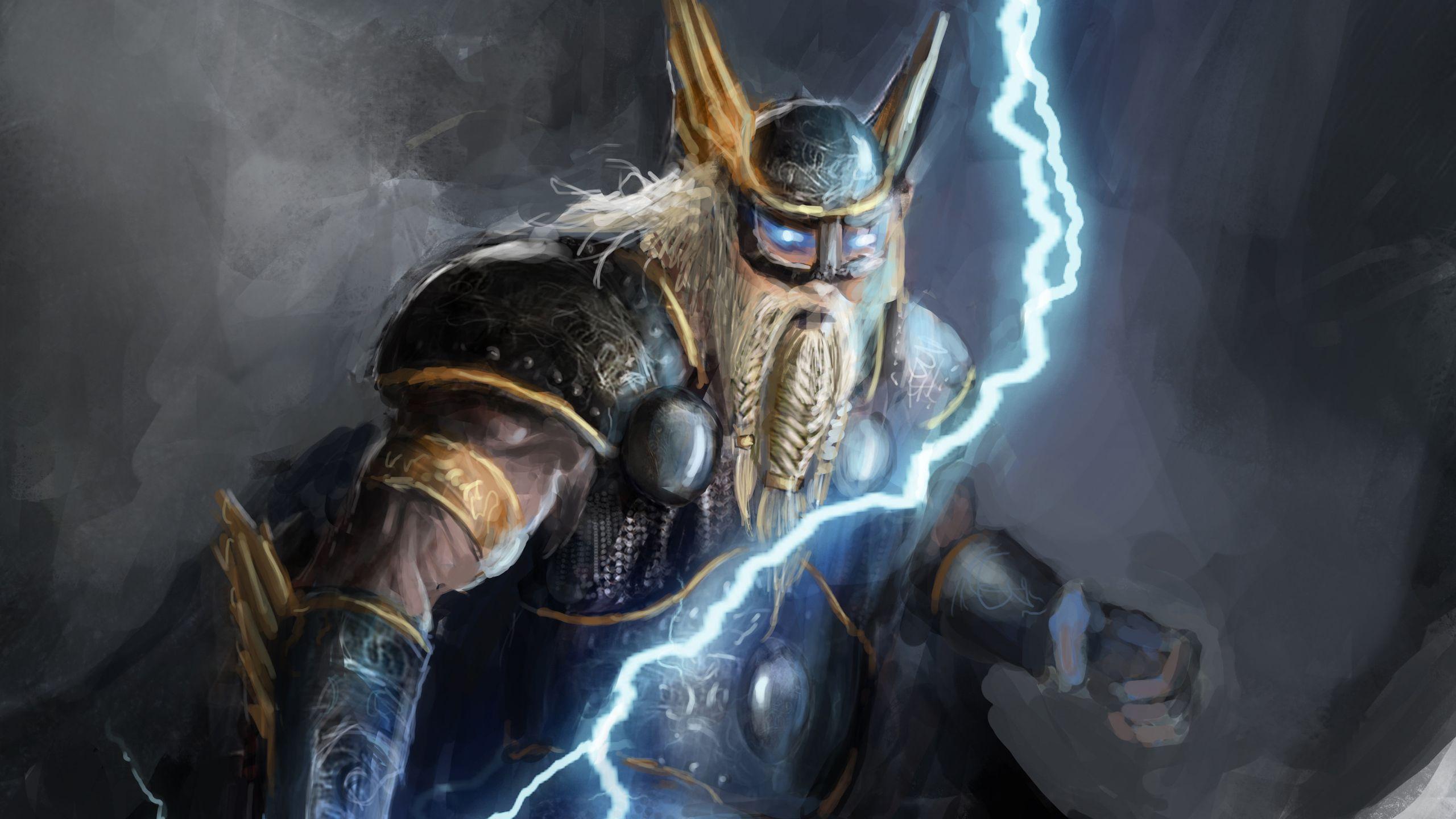 2560x1440 Norse God Of Lightning 4k 1440P Resolution HD 4k