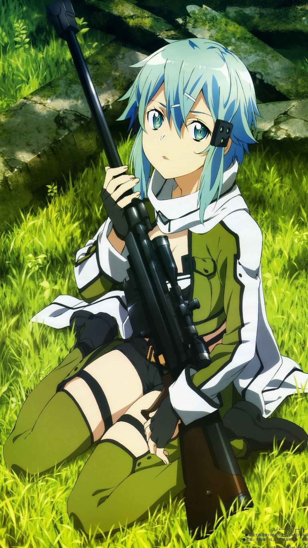1080x1920 Sinon Sword Art Online Photo Japan Wallpaper Ideas in 2020