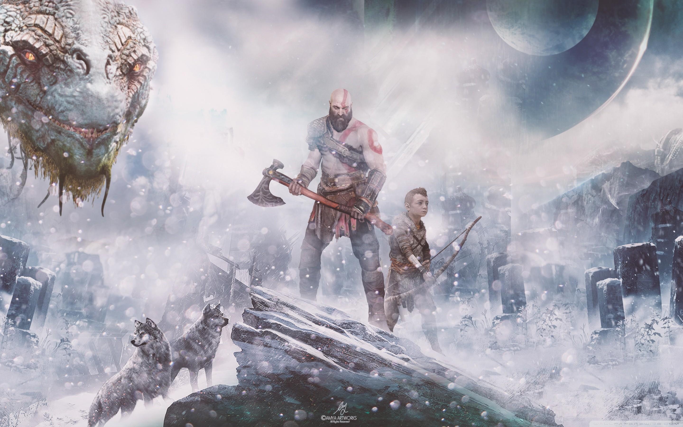 2880x1800 Norse Mythology Wallpaper