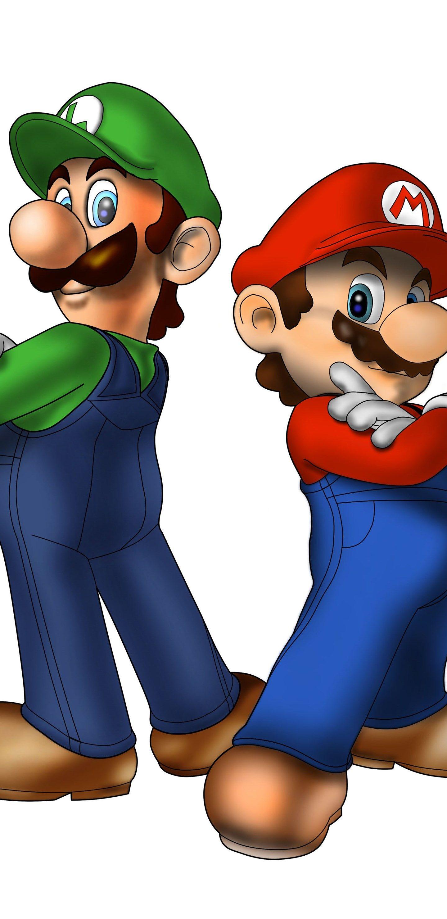 1440x2960 800x687px Mario And Luigi Wallpaper Desktop Background