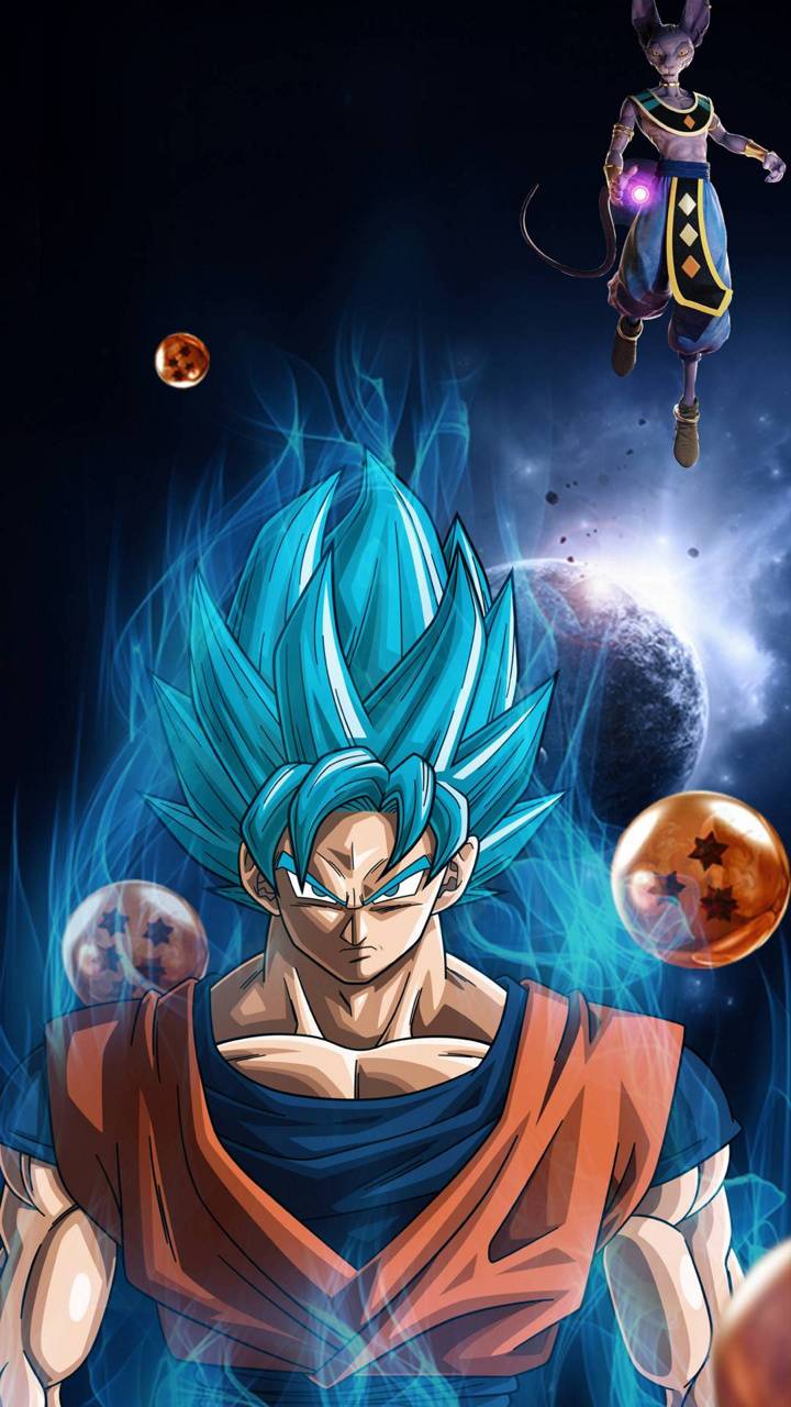 720x1280 Goku Vs Beerus Wallpaper