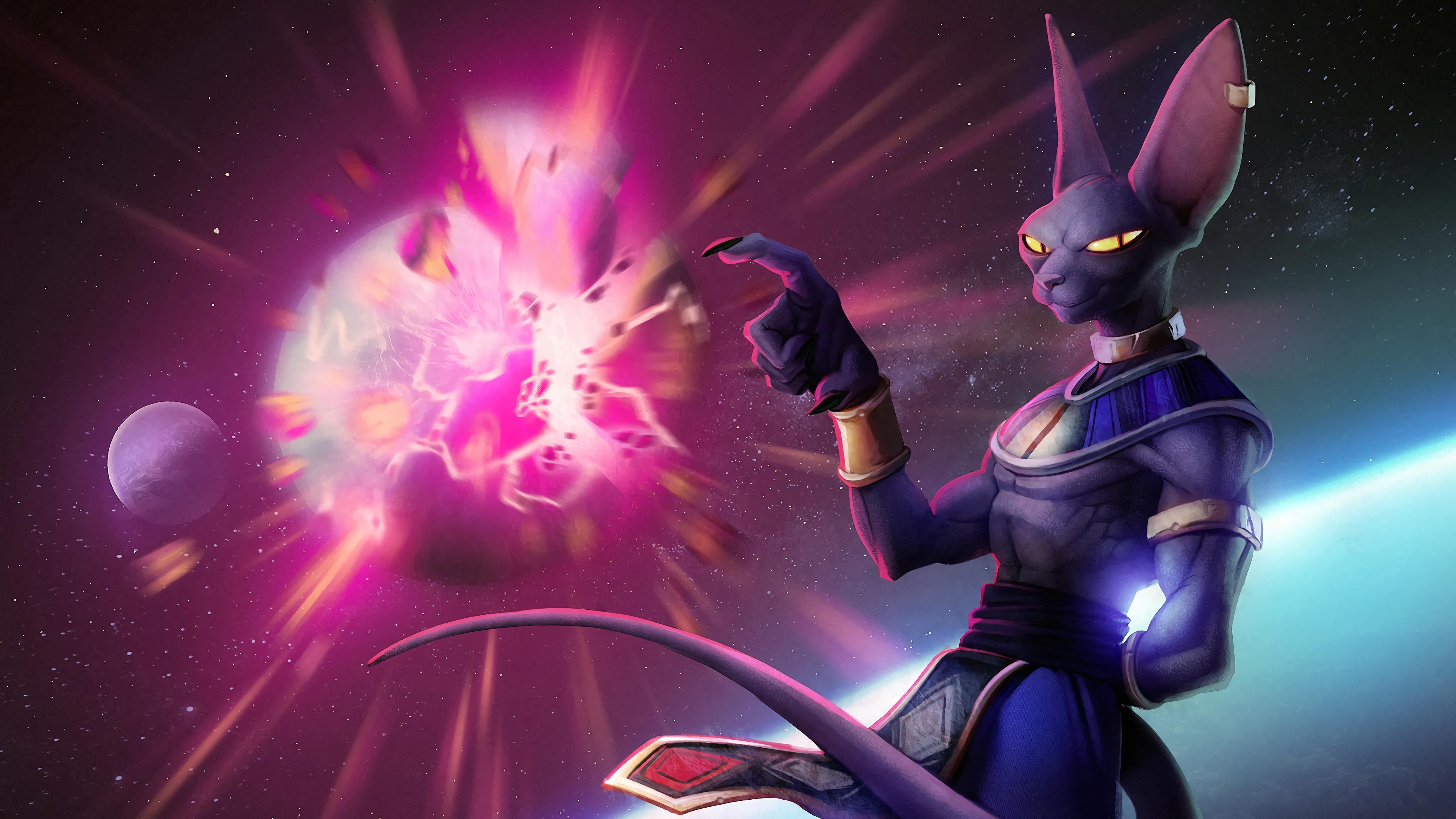 3840x2160 Beerus Anime Wallpaper