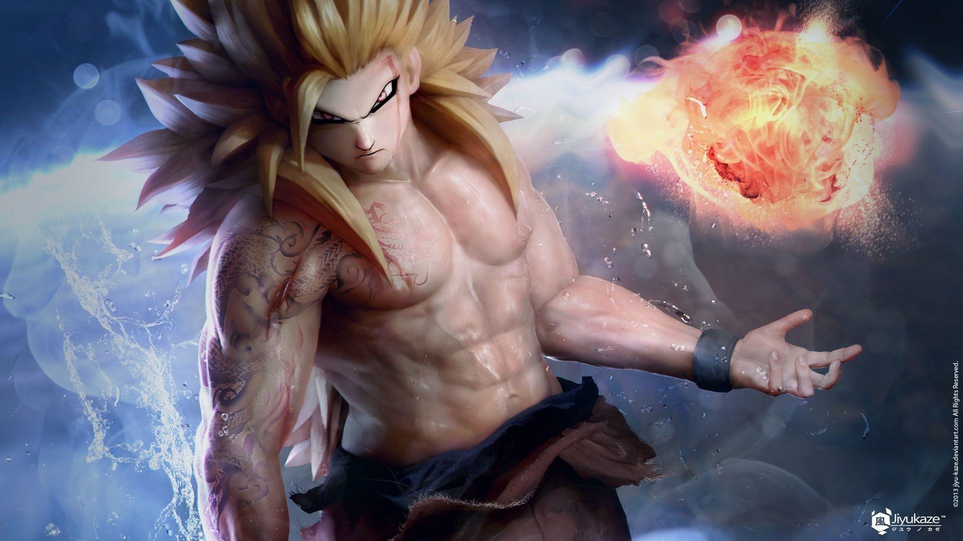 1920x1080 Super Saiyan God Goku