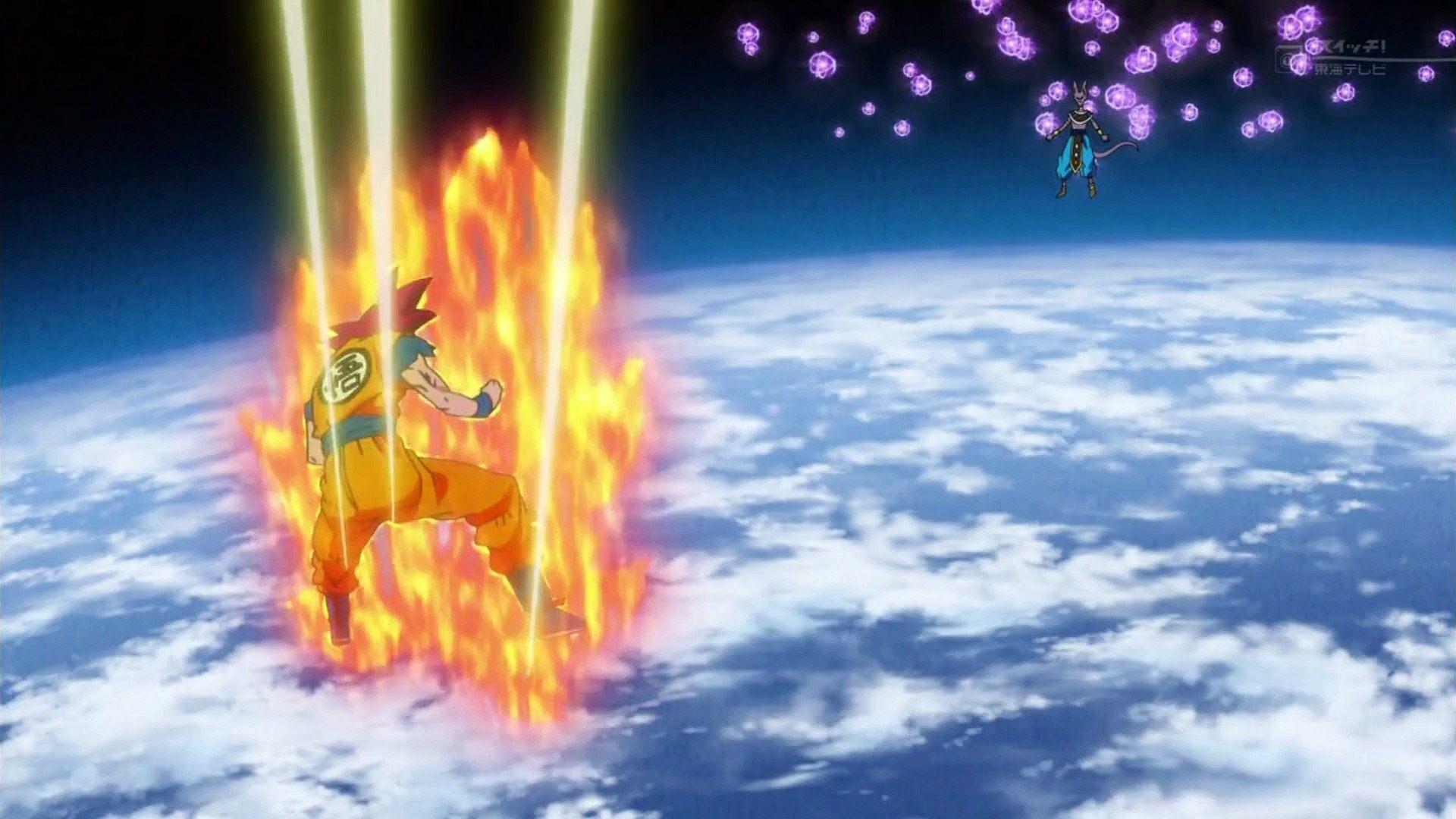 1920x1080 SSJGod Goku vs Beerus 【God Kamehameha】Greek Dub HD