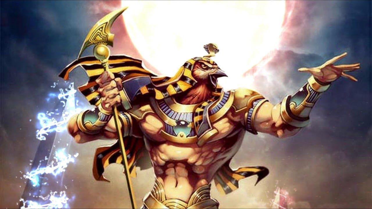 1280x720 Reeson Ra (original mix). Egyptian gods, Egypt concept art