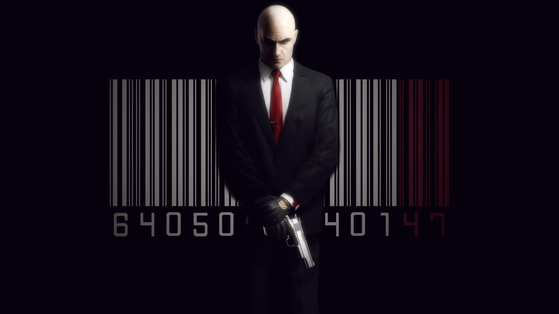 1920x1080 video games, Hitman, barcode, Hitman Absolution, Agent Hitman