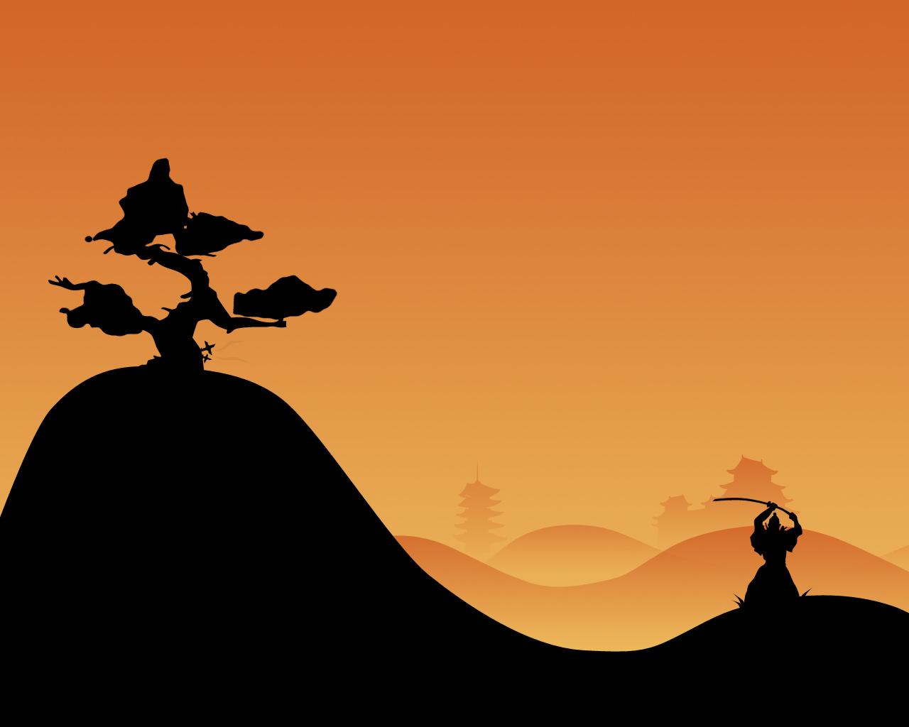 1280x1024 Hình nền Samurai Ninja Shogun 2 Hình nền Cá Koi Nhật Bản