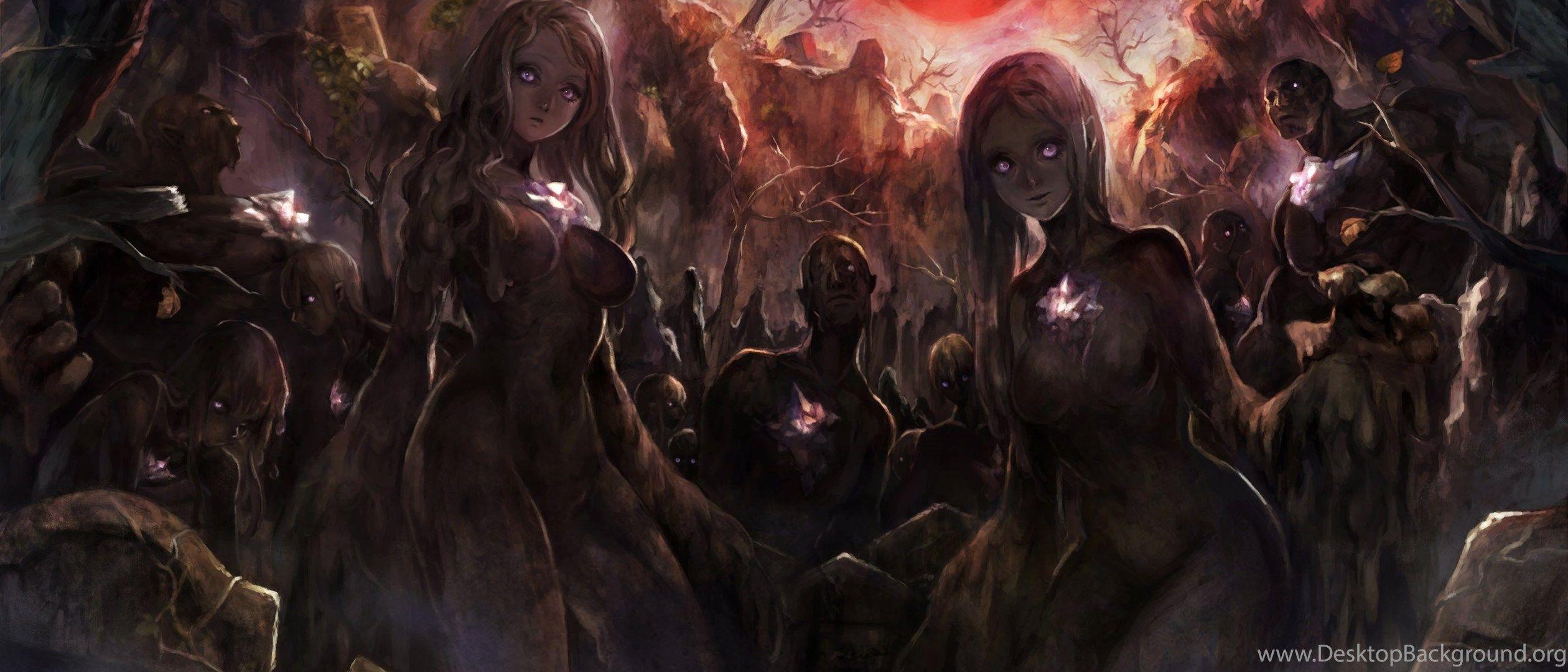 2520x1080 Dark Crystal Dragon's Crown Wiki Desktop Background