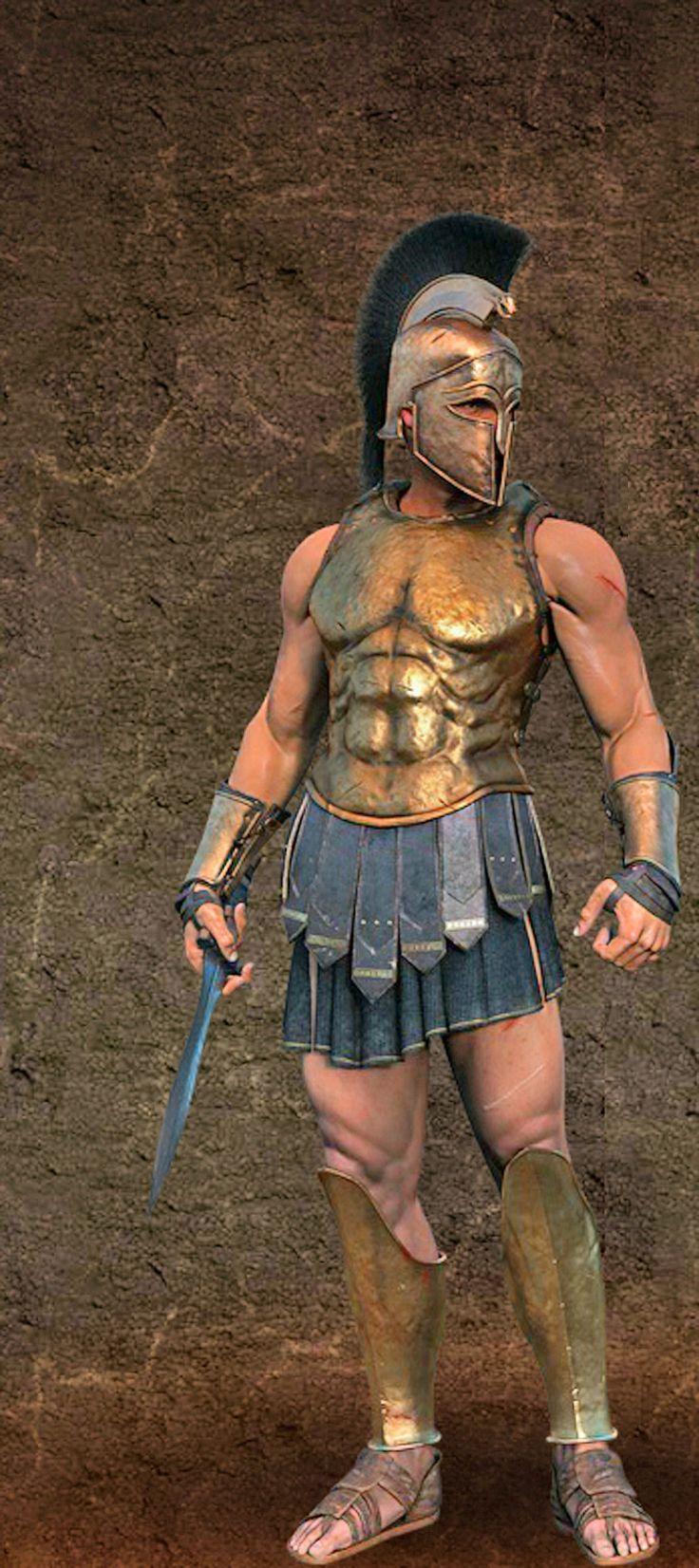 736x1652 Athenian hoplite. Greek warrior, Spartan warrior