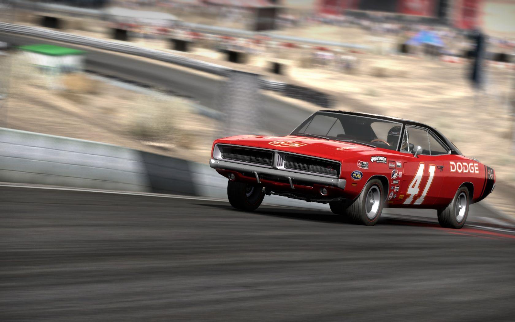1680x1050 Free download Dodge Classic Race Car Wallpaper